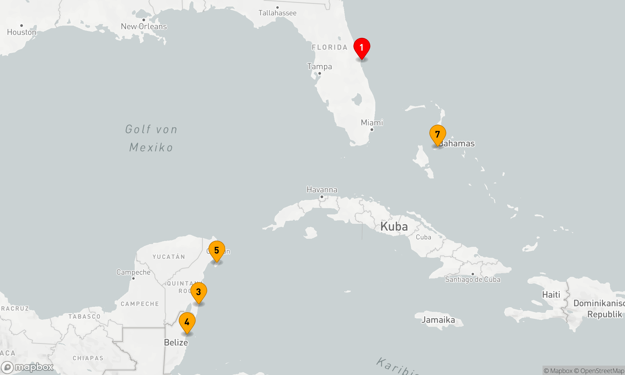 Route 7 Nächte - Karibische Entdeckungsreise ab Port Canaveral