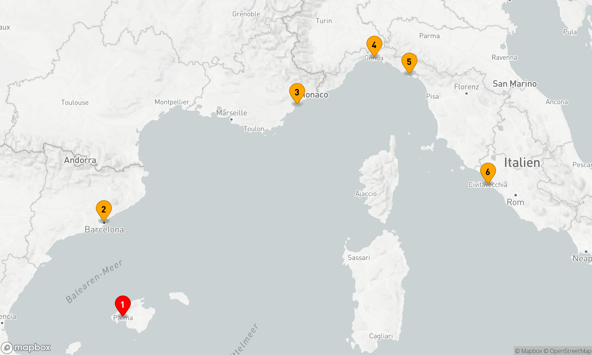 Route 7 Nächte - Mediterrane Entdeckungsreise