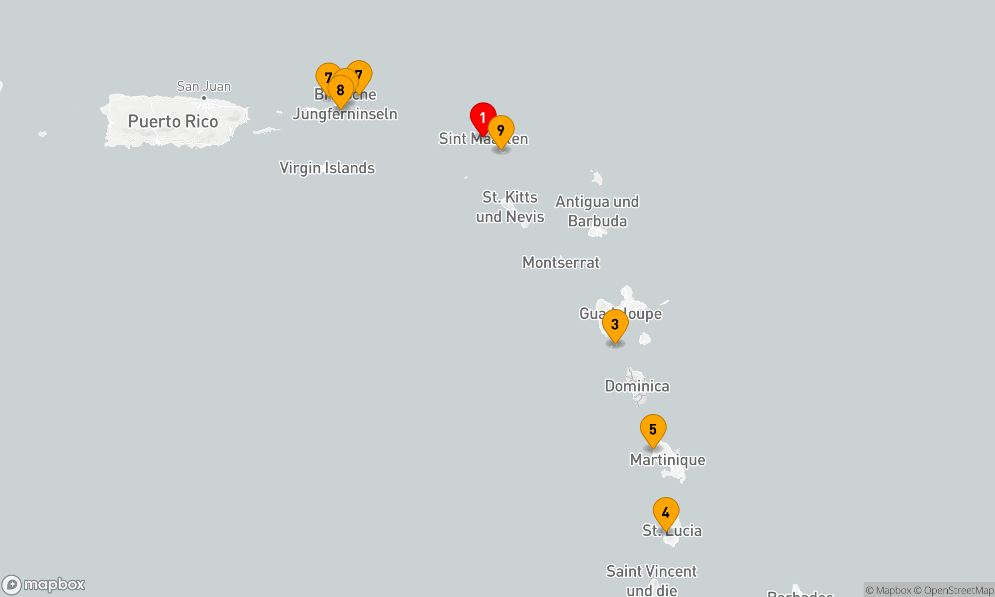 Route 10 Nächte - Karibisches Paradies: Inselträume und Segelbeleben