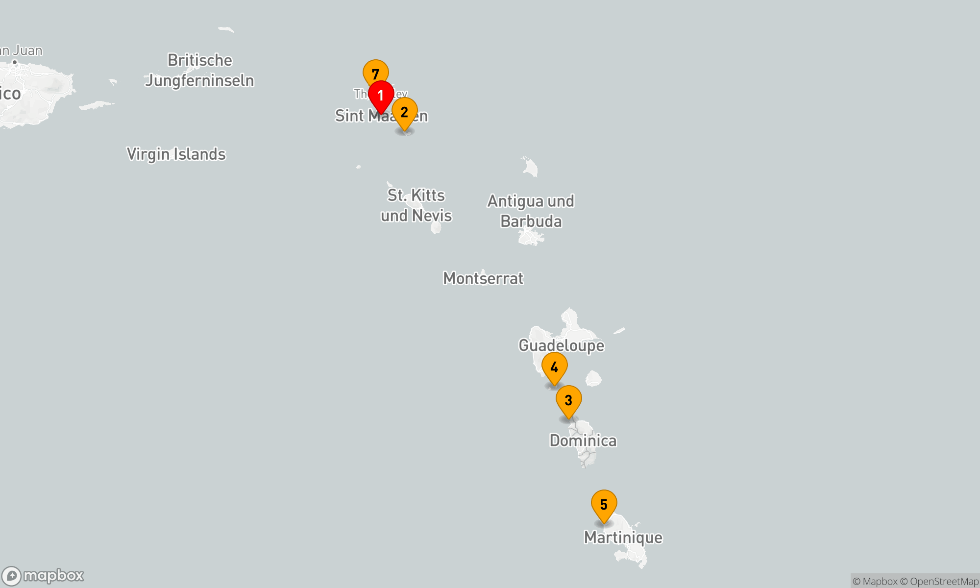 Route 7 Nächte - Karibische Schätze und Naturwunder