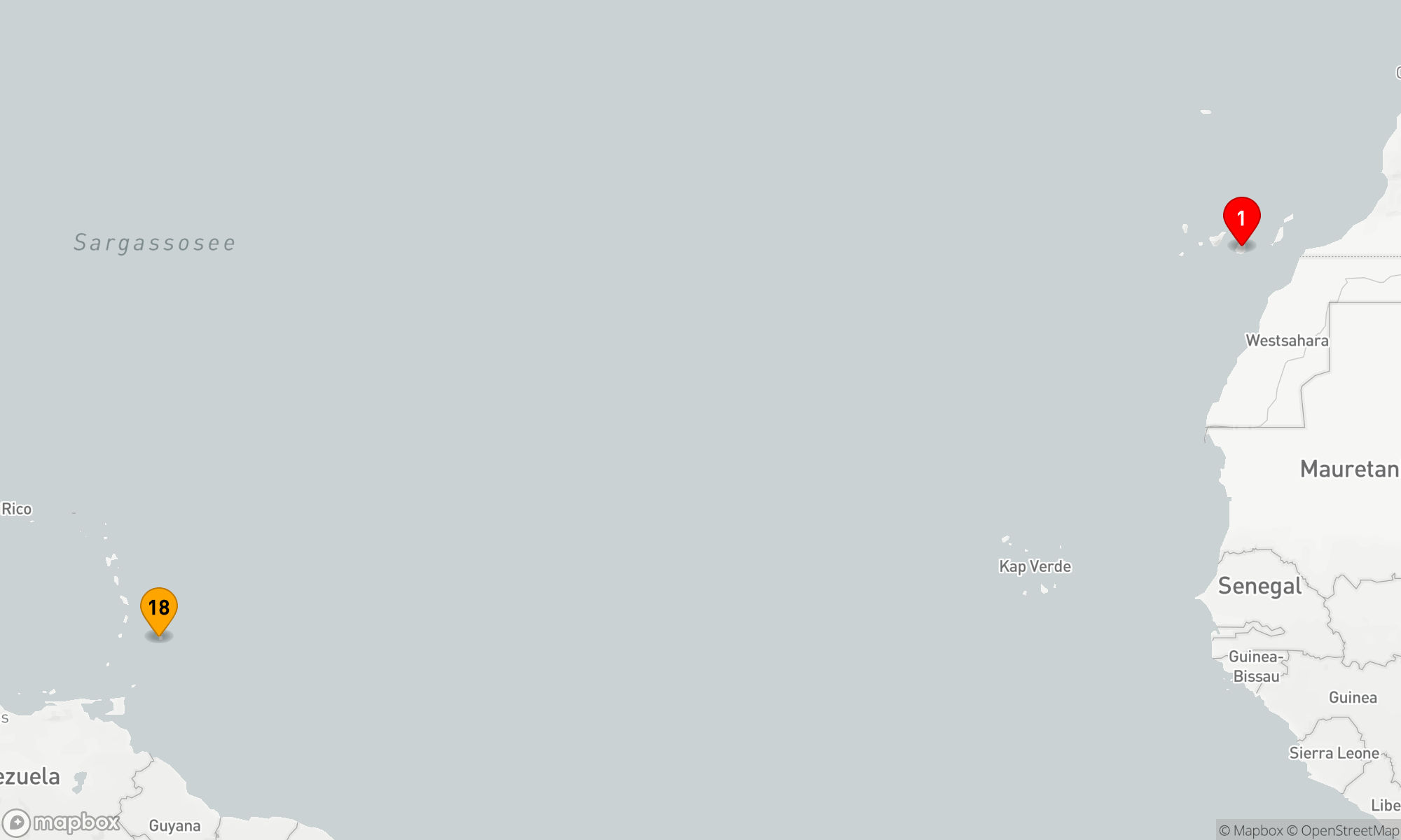 Route 17 Nächte - Von Kanarischen Träumen zu Karibischen Küsten