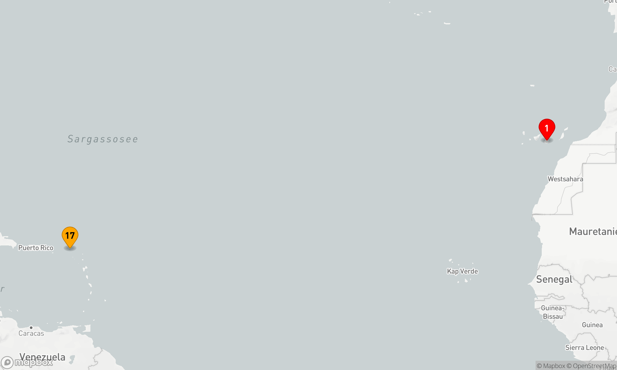 Route 16 Nächte - Karibische Brise: Vom Atlantik in die Tropen