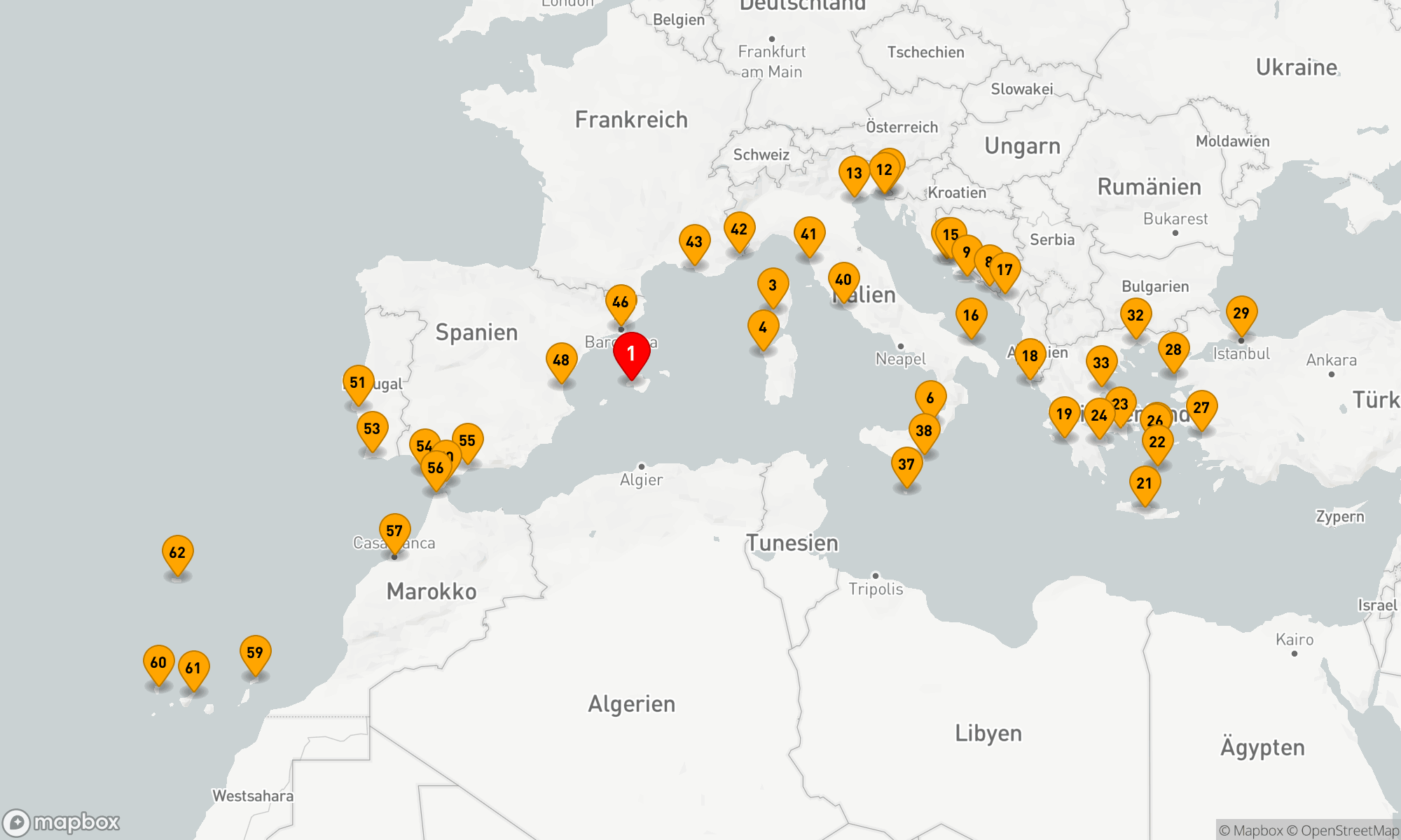 Route 64 Nächte - Bunte Bazare und charmante Atlantikinseln (EUR262126)