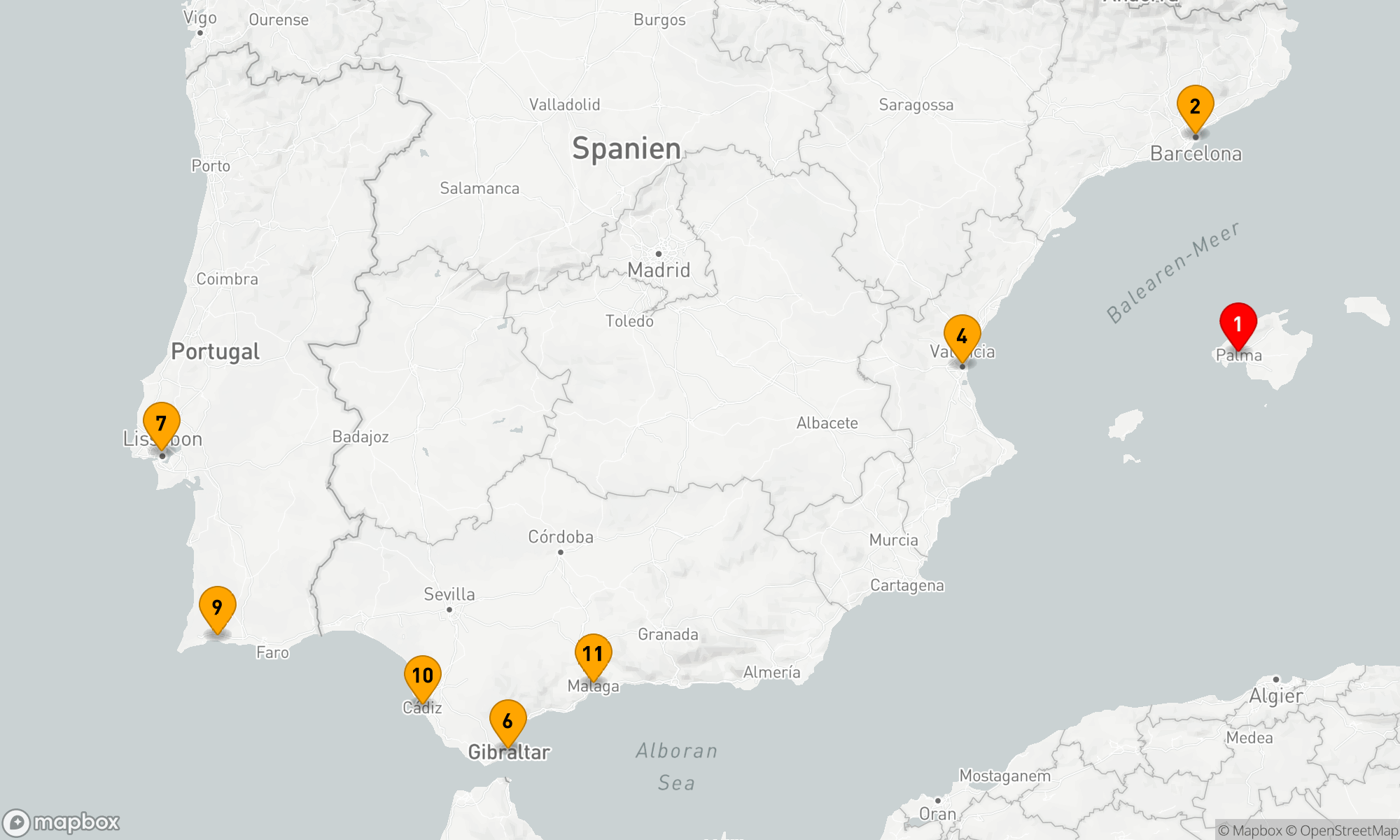 Route 10 Nächte - Spaniens Seele,  Portugals Herz (EUR2625)
