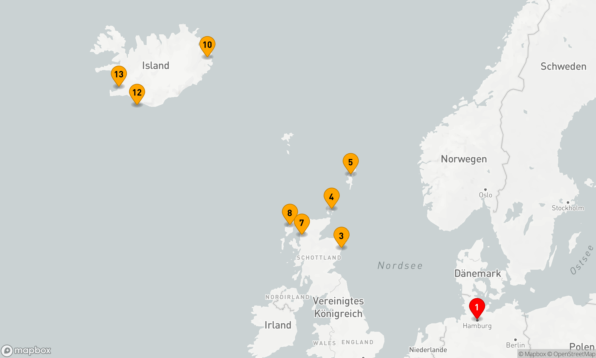 Route 13 Nächte - Expedition Wildes Schottland und Island: Von den Highlands bis ins Elfenland (INS2710)