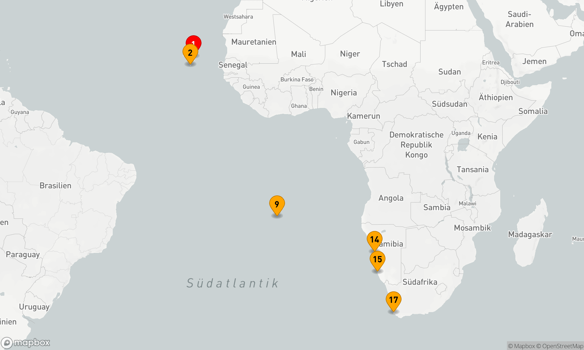 Route 16 Nächte - Expedition Unbekannte Weiten des Atlantiks: Premiere - Weltgeschichte in exponierter Lage (SPI2622)