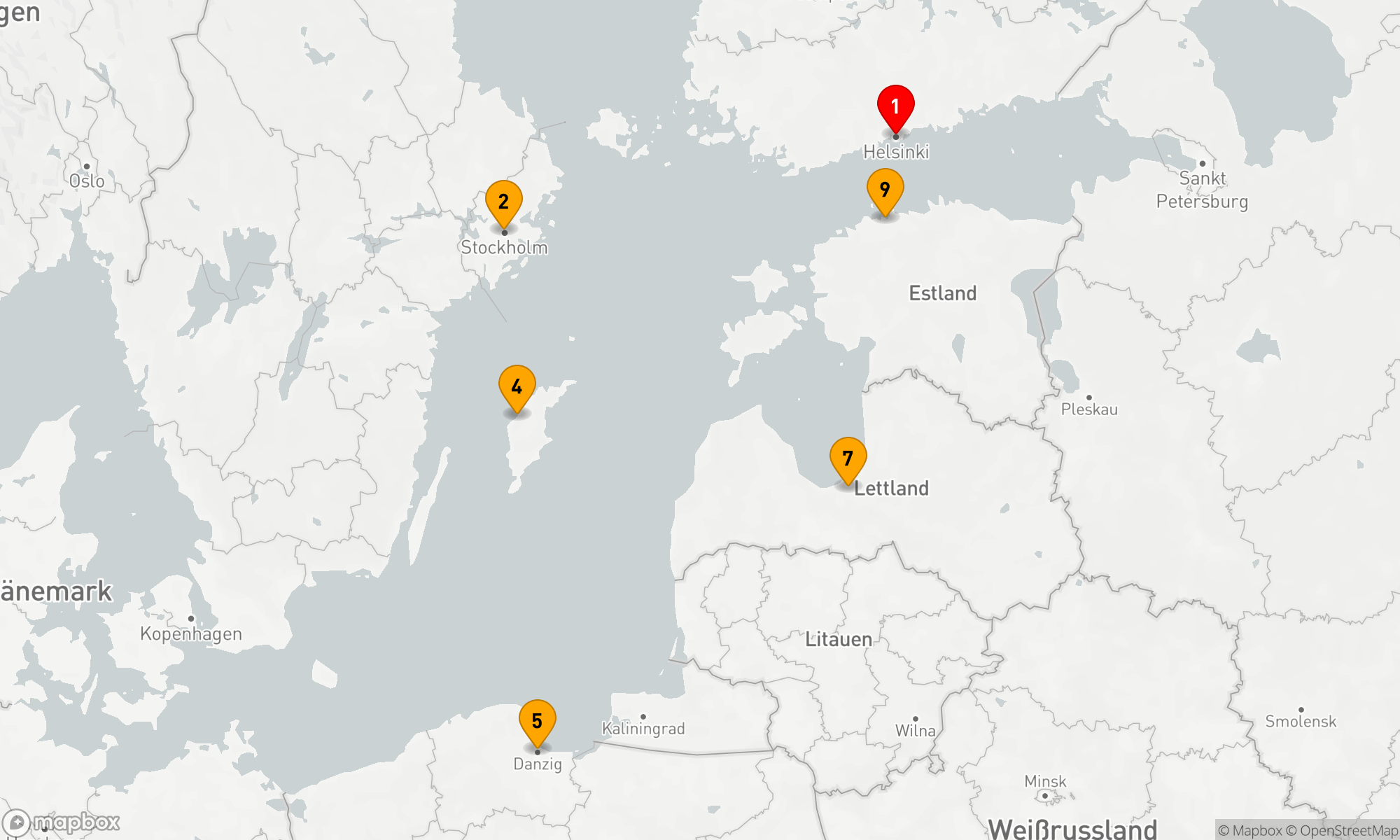 Route 9 Nächte - Musikalisch unterwegs durch die Ostsee