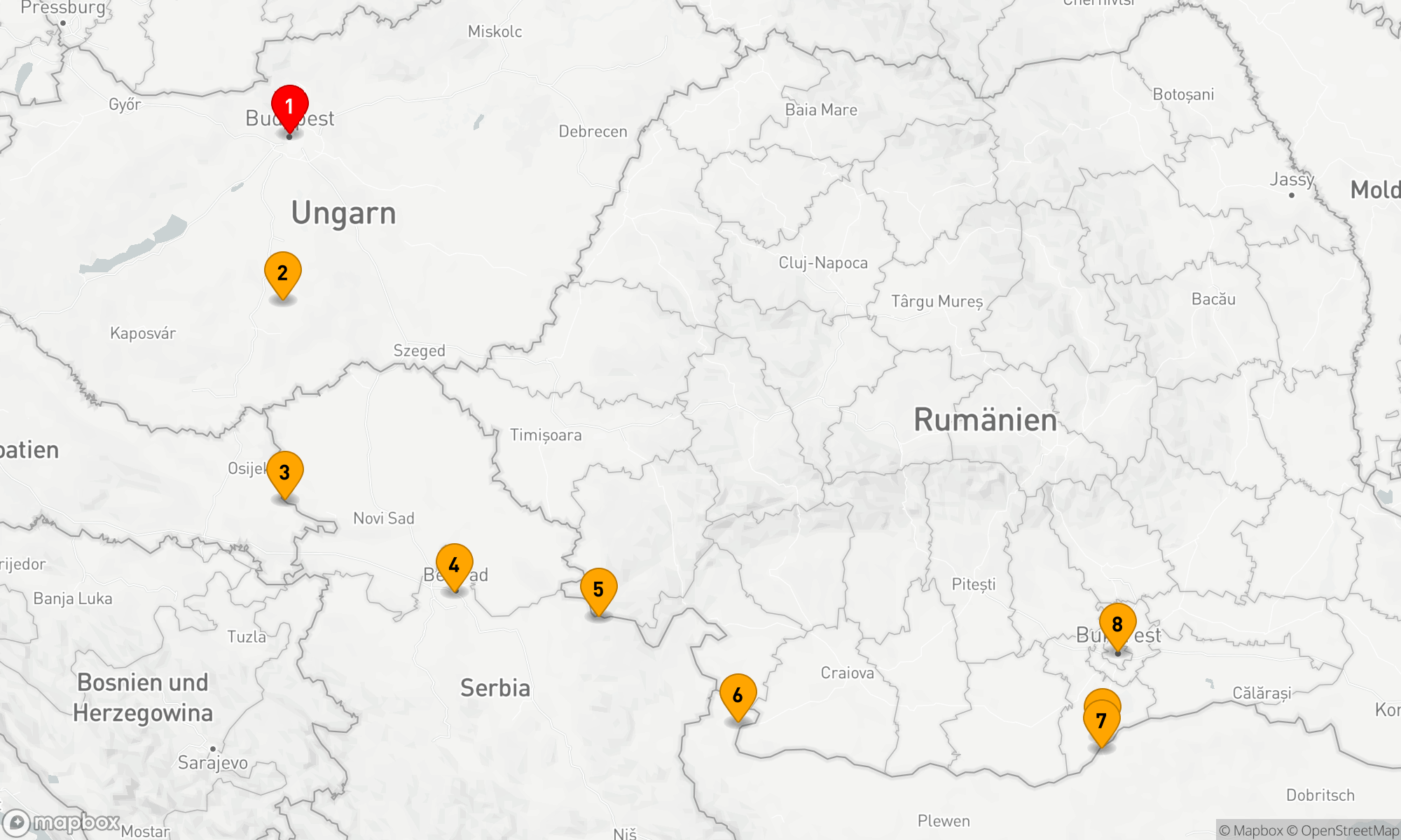 Route 8 Nächte - Verzauberung Osteuropas