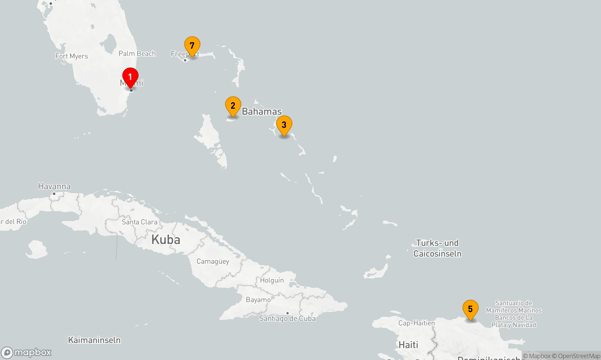 Route 7 Nächte - ÖSTLICHE KARIBIK