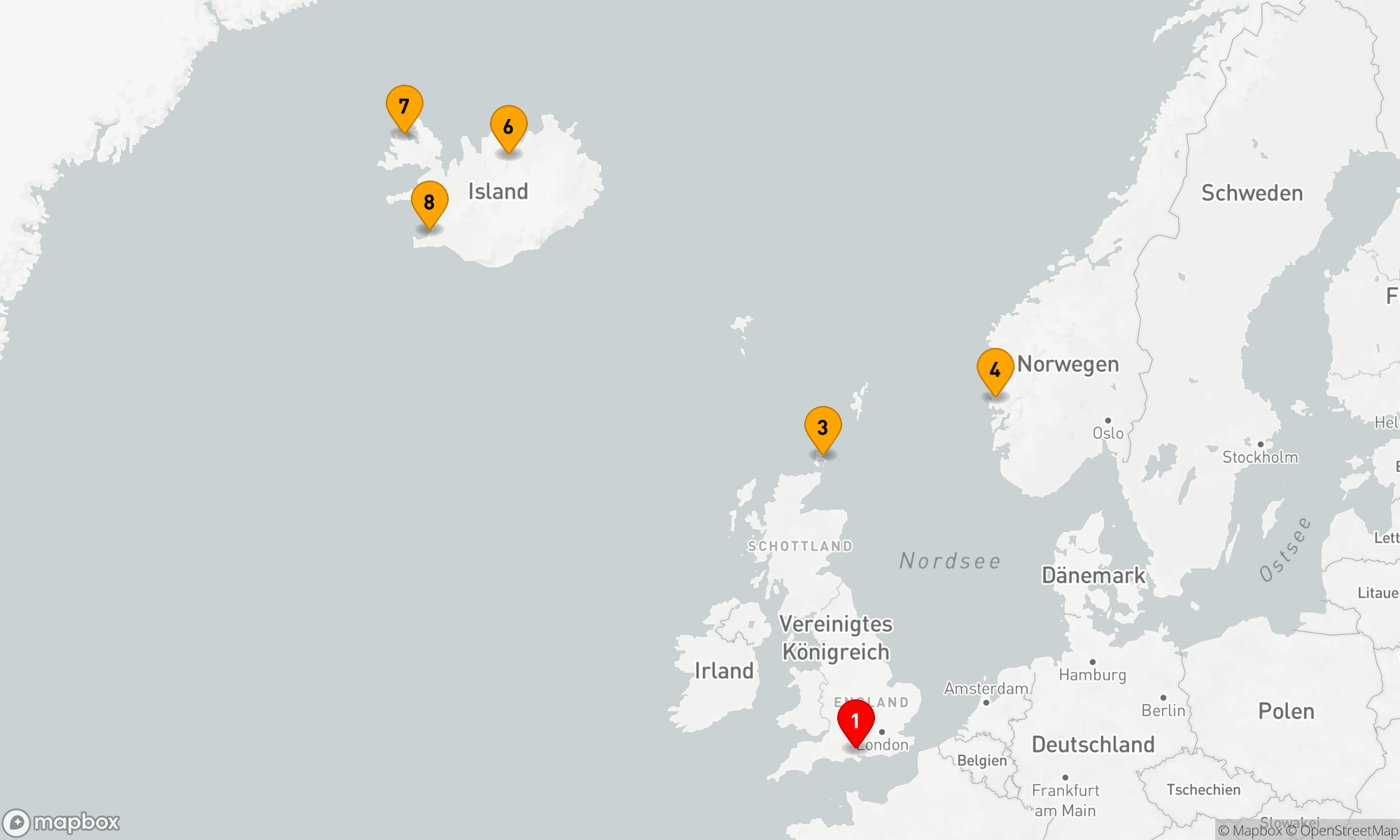 Route 7 Nächte - Nordische Abenteuerreise