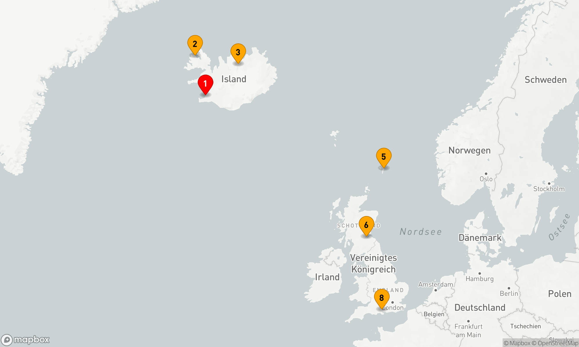 Route 7 Nächte - Magische Nordlichter und keltische Küsten