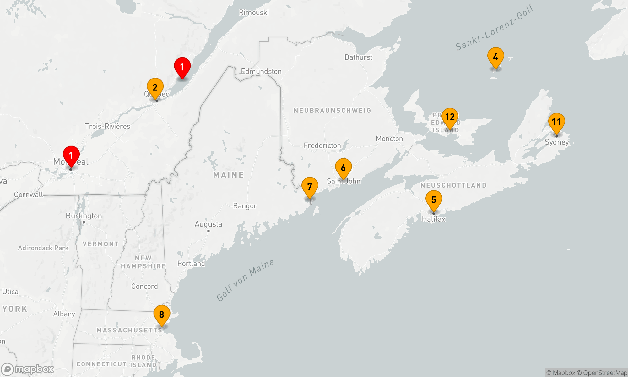 Route 14 Nächte - KANADA & NEW ENGLAND: MARITIMES & MONTREAL SAMMLER