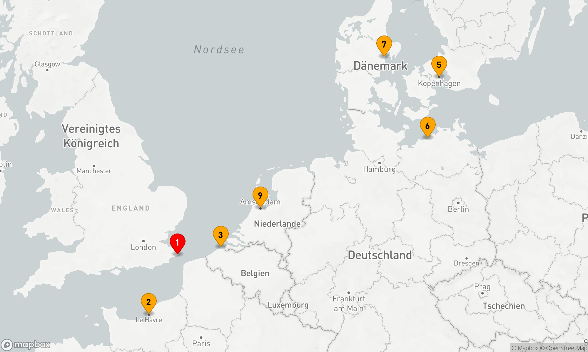 Route 9 Nächte - NORDEUROPA