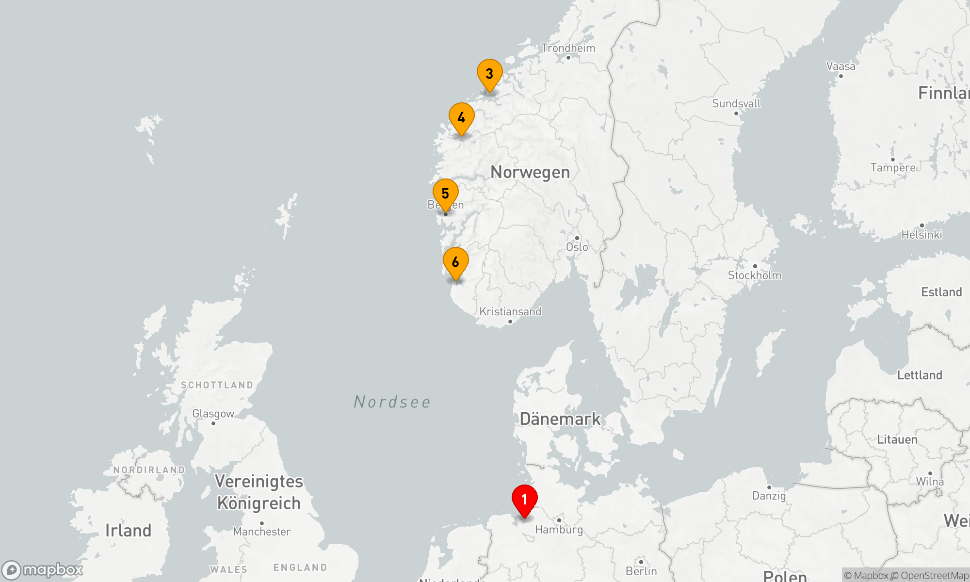 Route 7 Nächte - Norwegens Fjordwelten