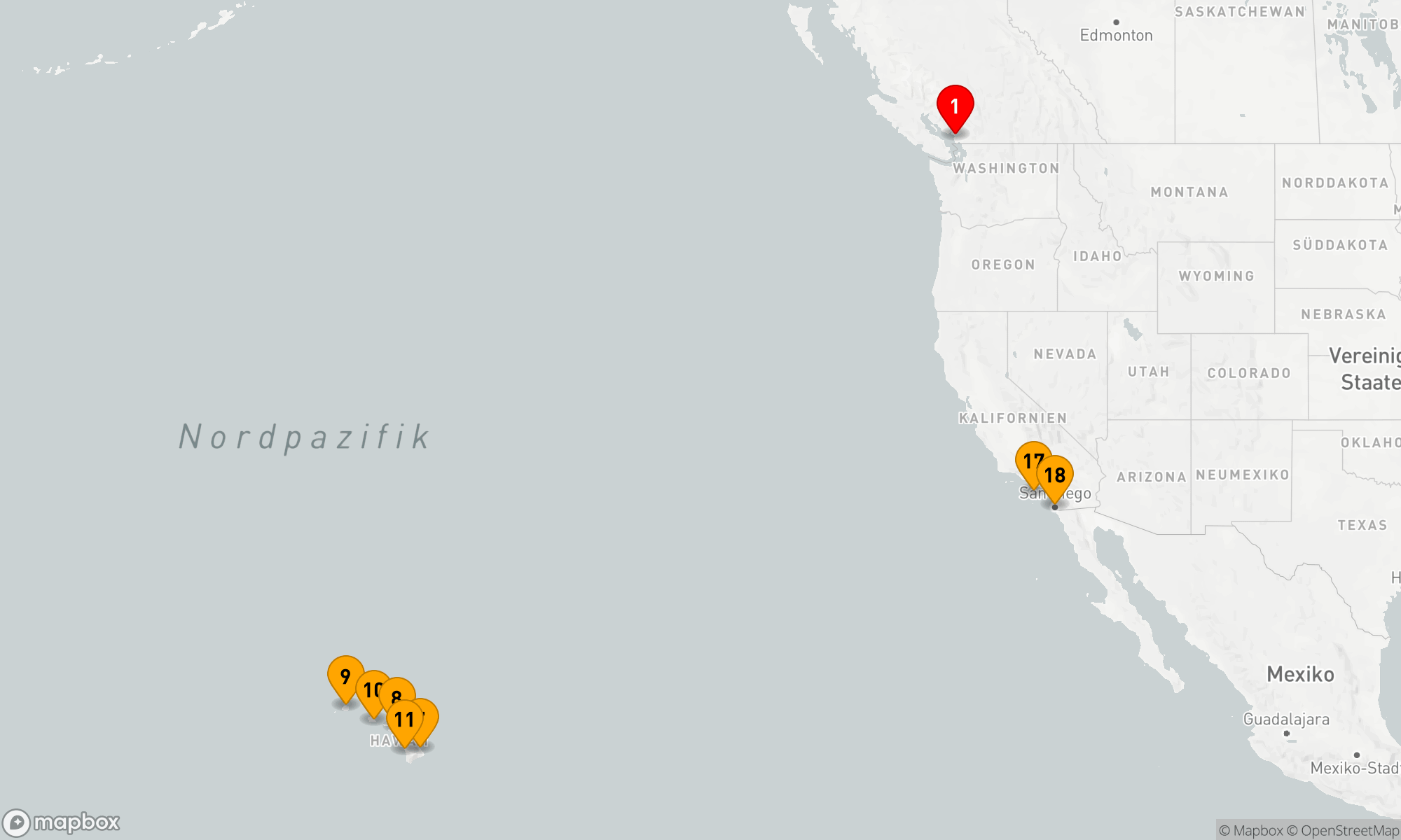 Route 17 Nächte - HAWAII UMRUNDUNG