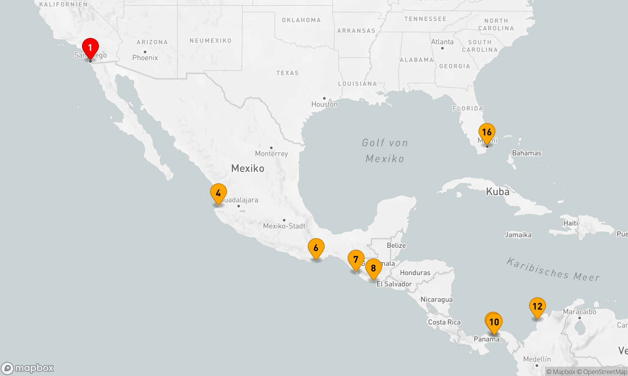 Route 15 Nächte - PANAMA CANAL