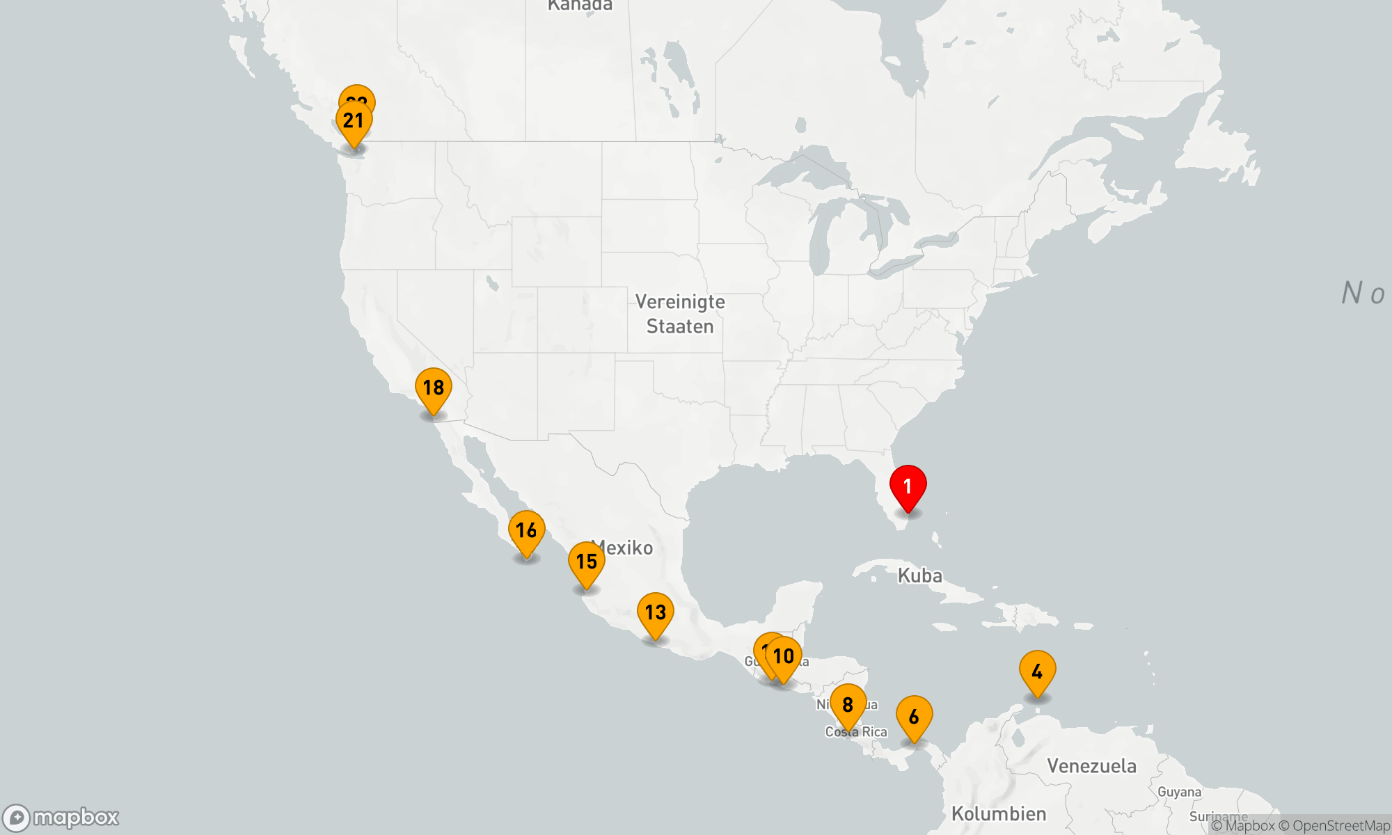 Route 21 Nächte - PANAMA CANAL