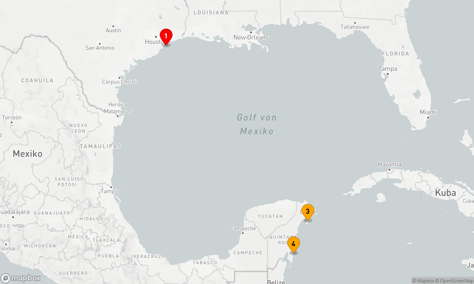 Route 5 Nächte - KREUZFAHRT IN DER WESTLICHEN KARIBIK