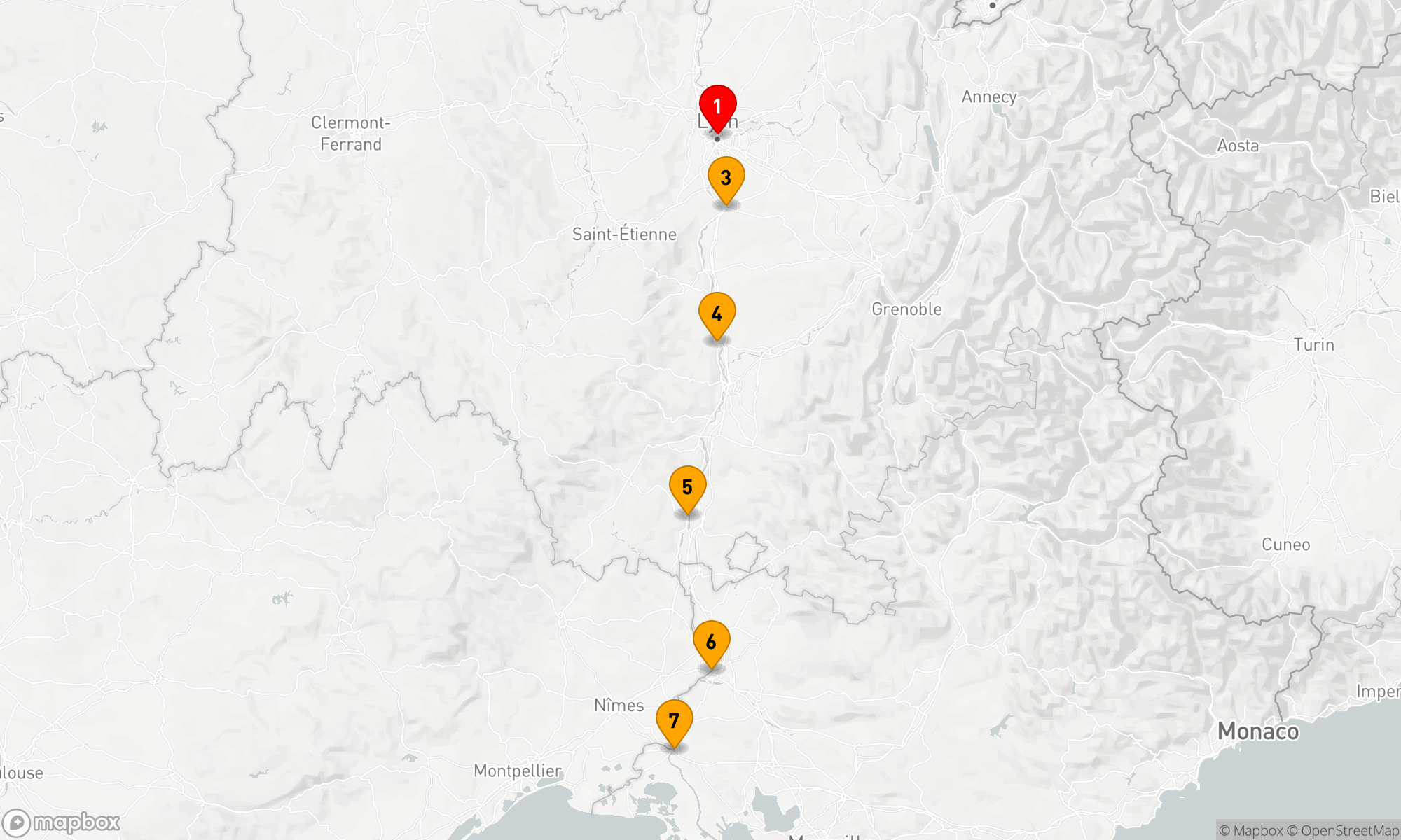 Route 7 Nächte - Frühlingshafte Sensationen in Lyon und der Provence