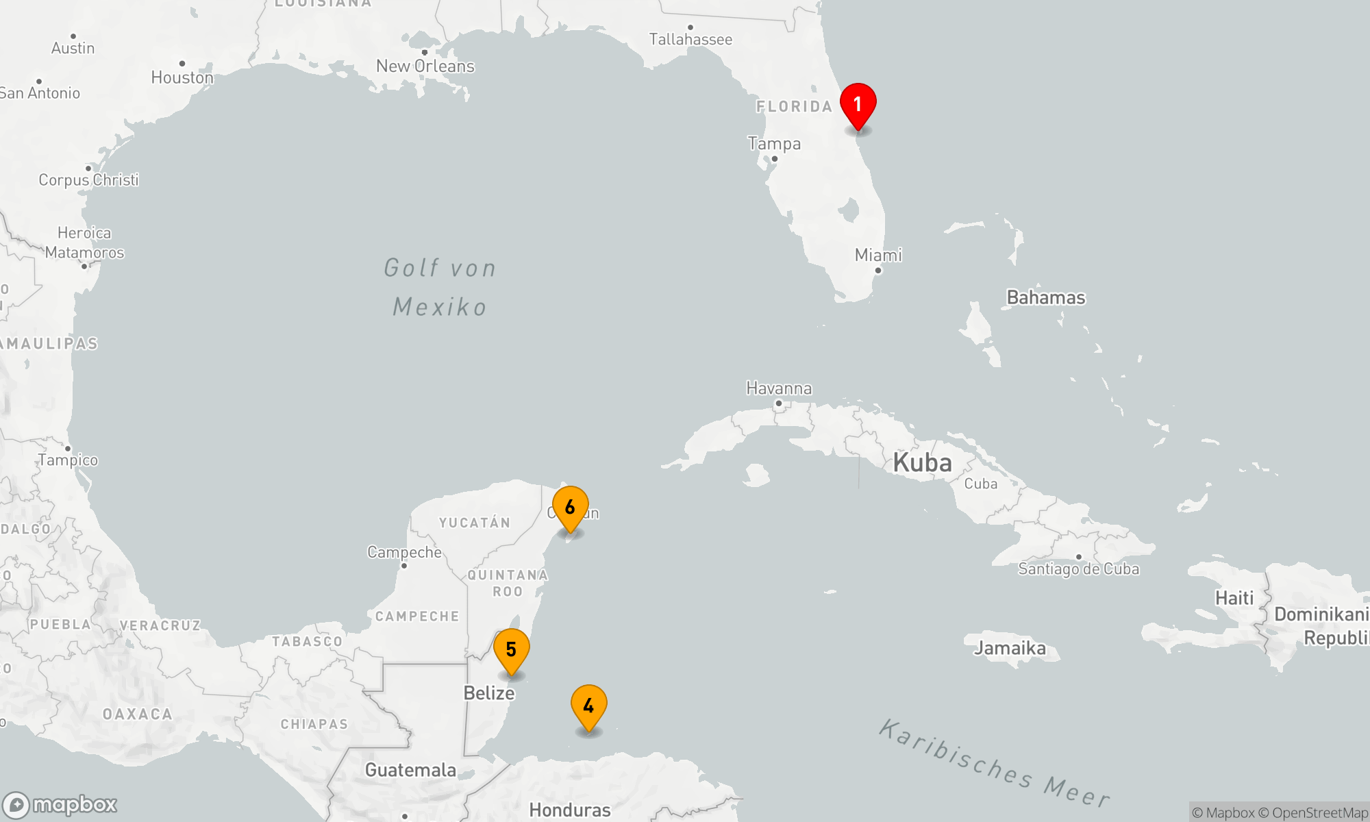 Route 7 Nächte - WESTLICHE KARIBIK