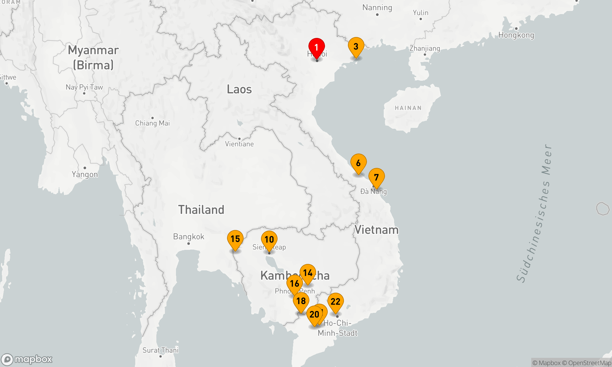 Route 23 Nächte - Essenz von Kambodscha,  Vietnam & Luxus am Mekong