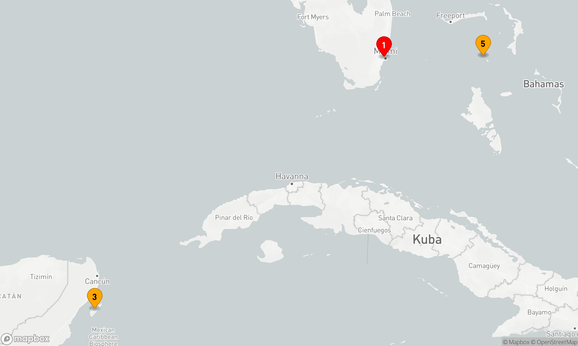 Route 5 Nächte - WESTLICHE KARIBIK & PERFEKTER TAG