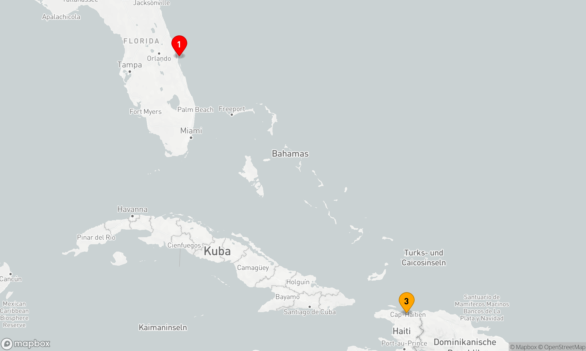 Route 4 Nächte - KREUZFAHRT IN DER ÖSTLICHEN KARIBIK