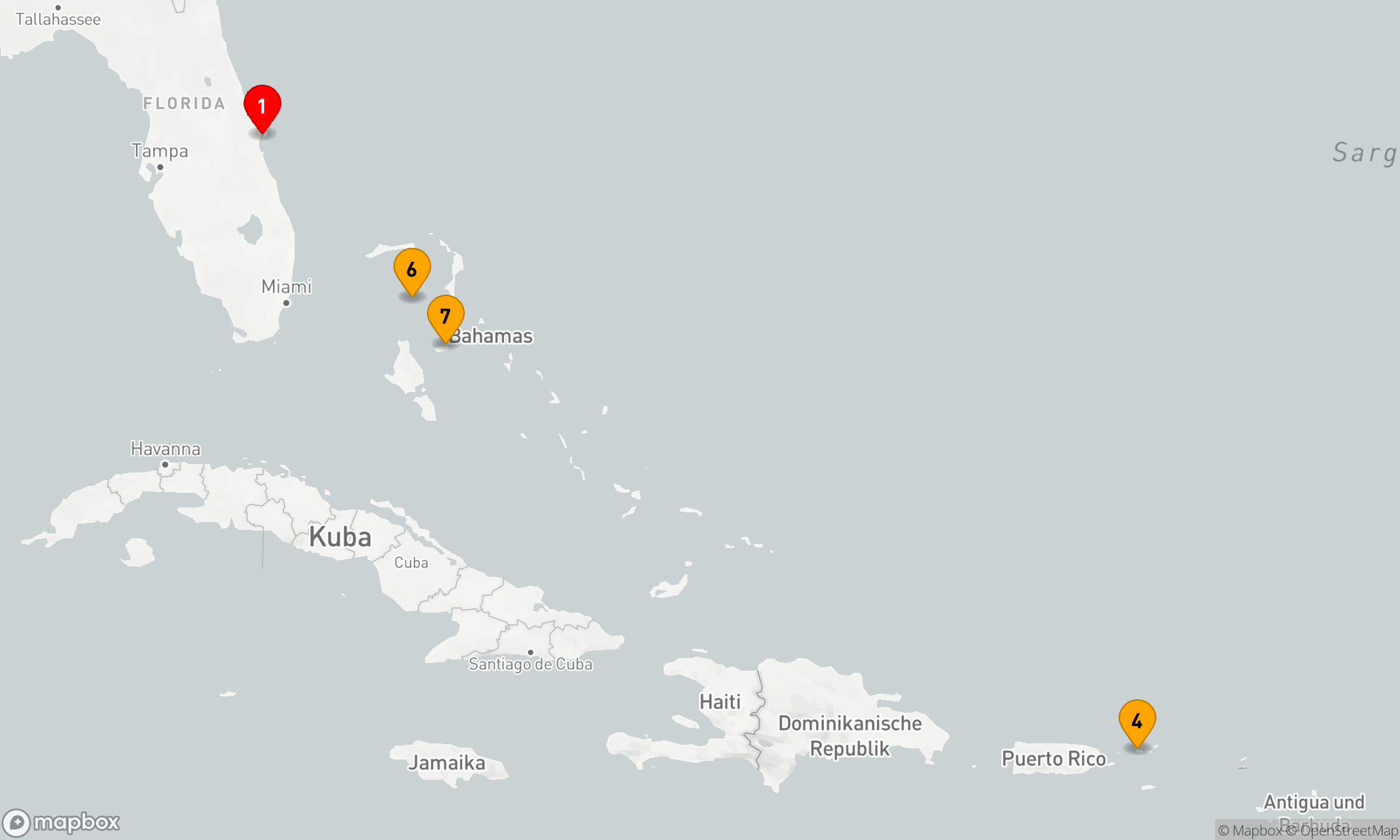 Route 7 Nächte - ÖSTLICHE KARIBIK & PERFEKTER TAG