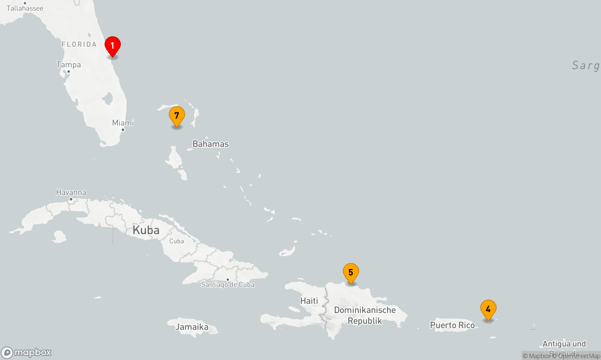 Route 7 Nächte - ÖSTLICHE KARIBIK & PERFEKTER TAG