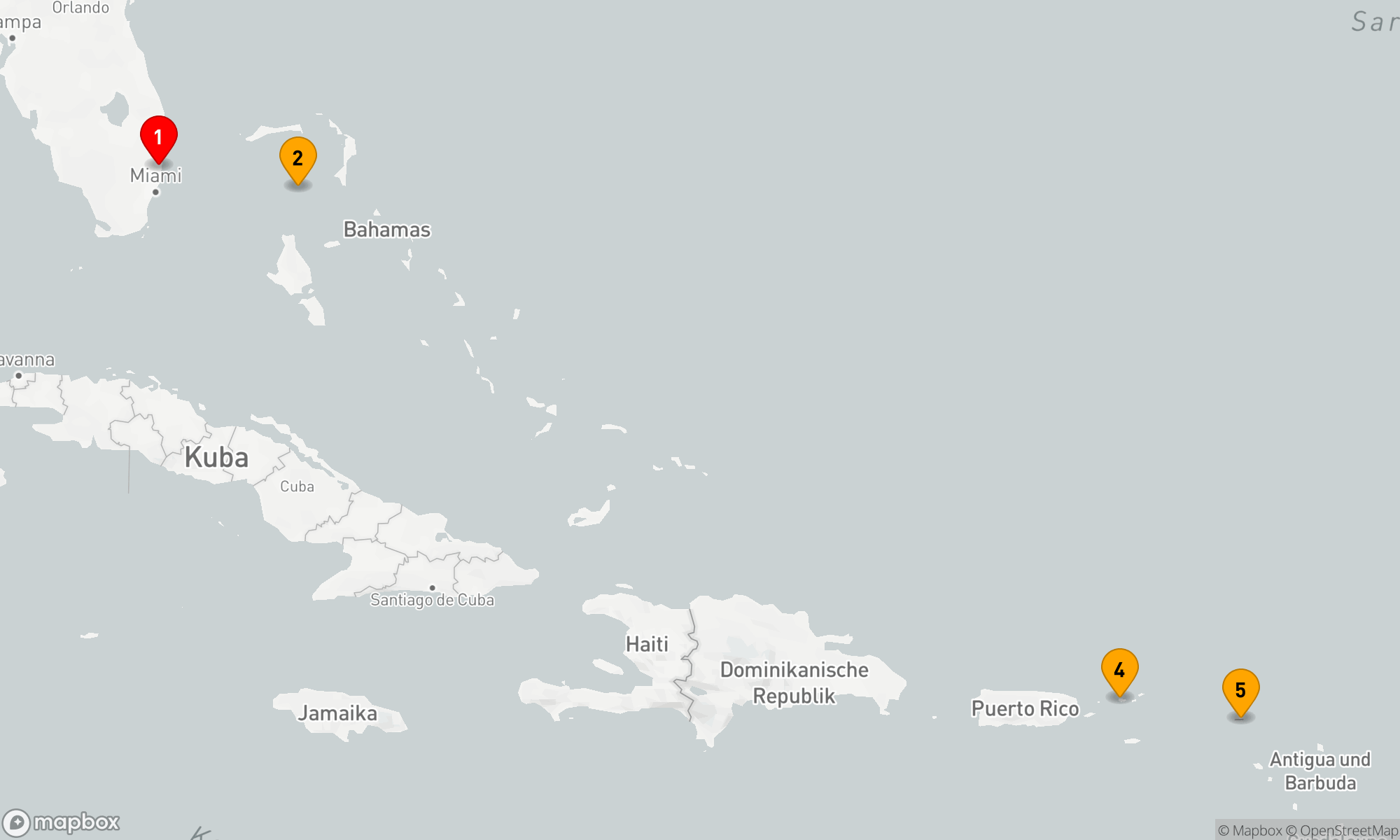 Route 7 Nächte - OSTKARIBIK & PERFEKTER TAG URLAUB