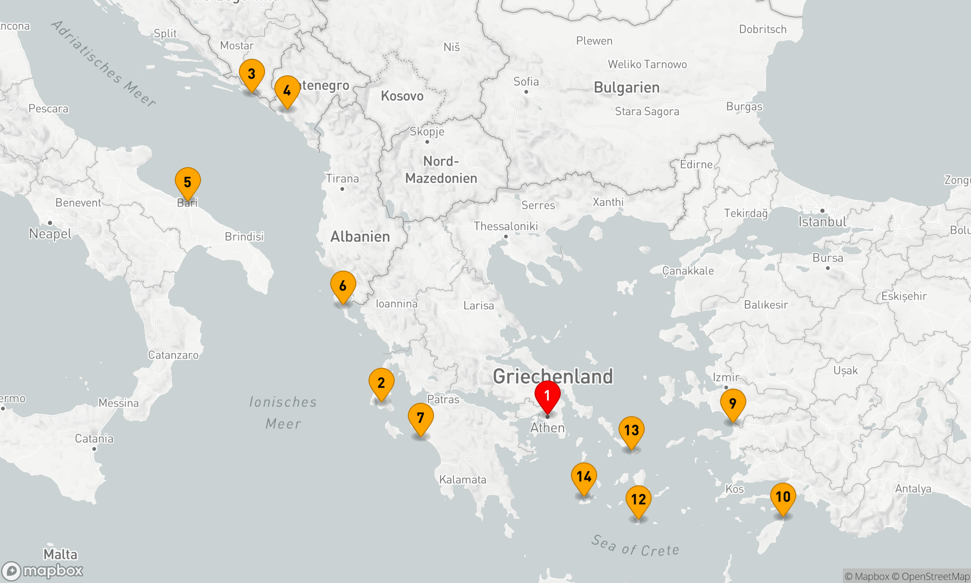 Route 14 Nächte - Ägäische Entdeckungsreise