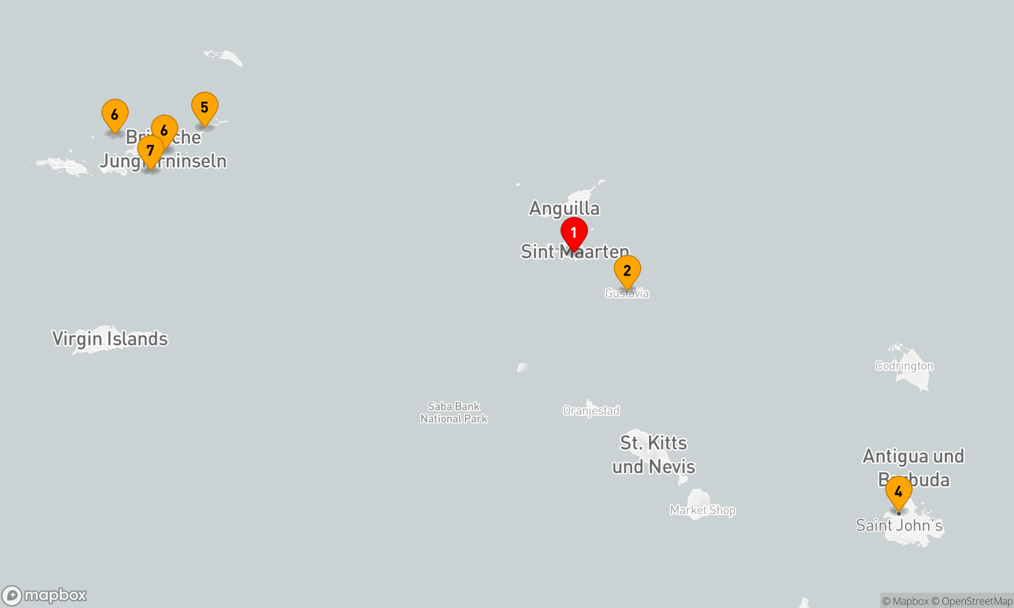 Route 7 Nächte - Karibische Trauminseln entdecken