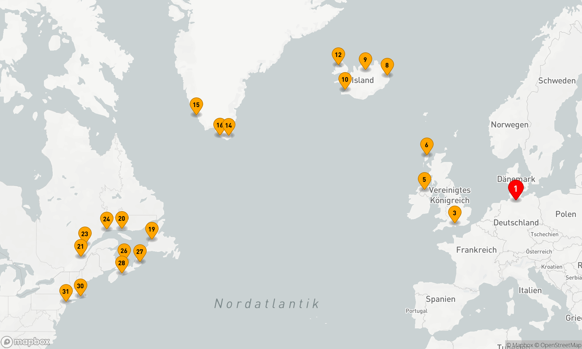 Route 30 Nächte - Vom Tor zur Neuen Welt: Eine Reise durch Geschichte und Naturwunder