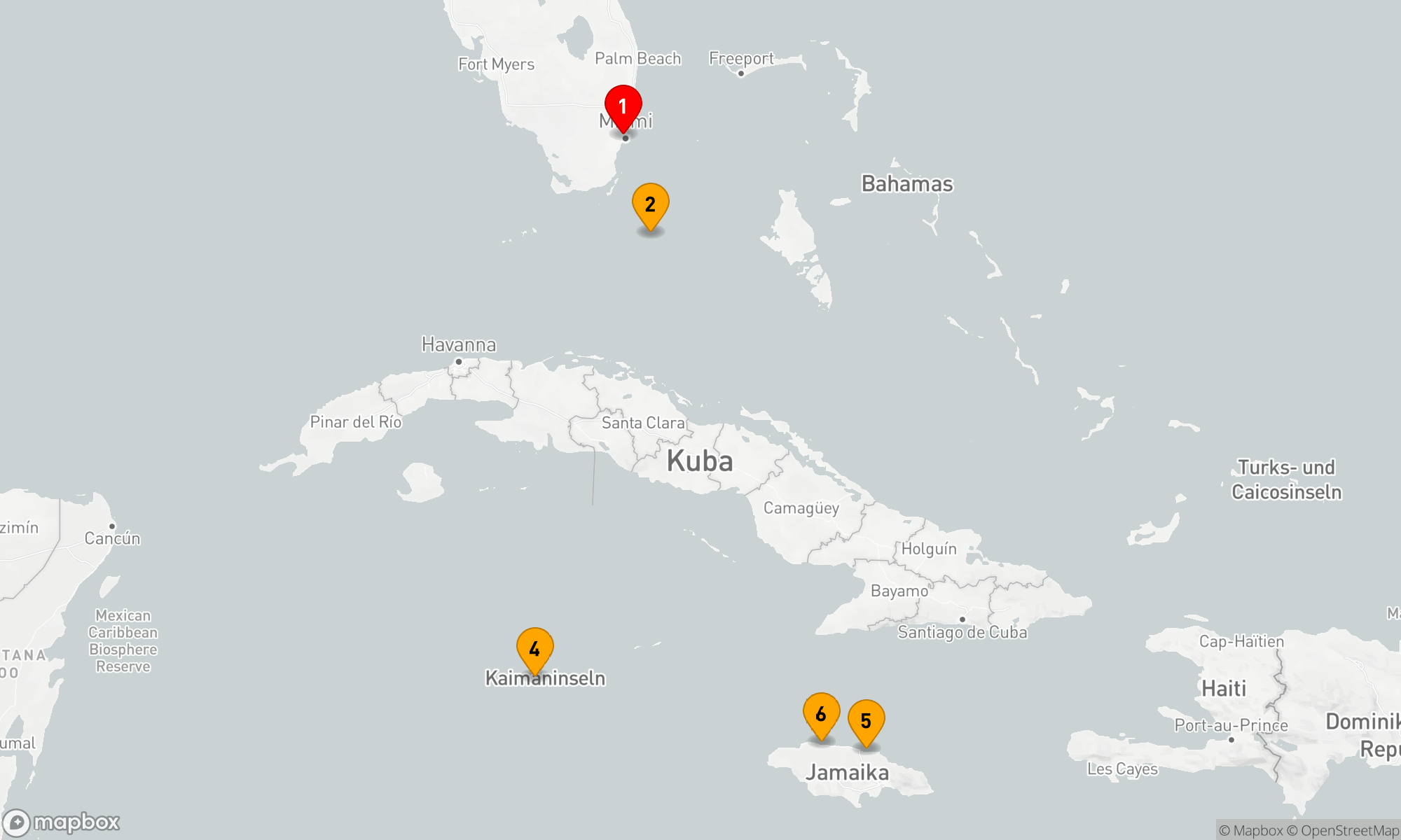 Route 7 Nächte - URLAUB IN DER WESTLICHEN KARIBIK