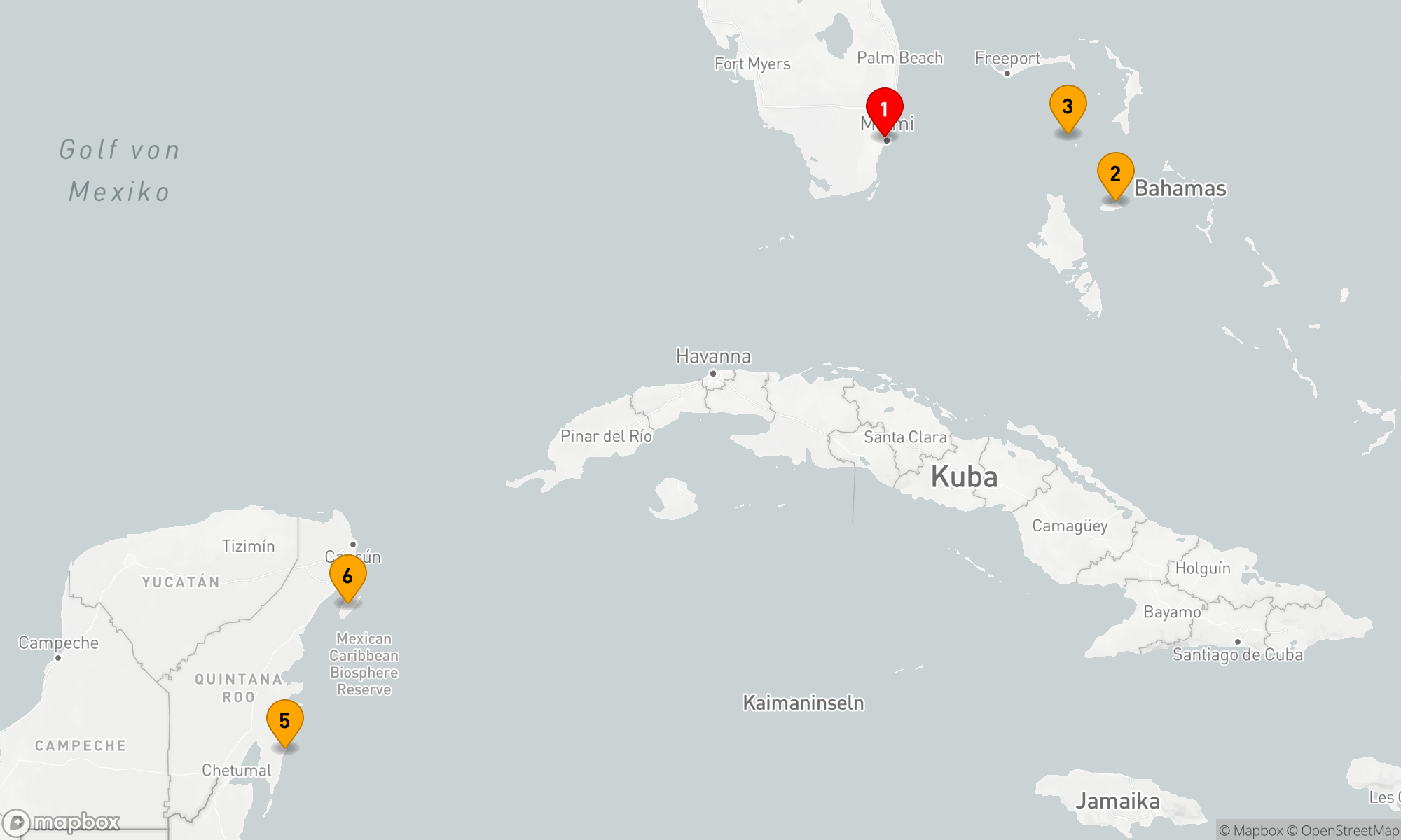 Route 7 Nächte - WESTLICHE KARIBIK & PERFEKTER TAG