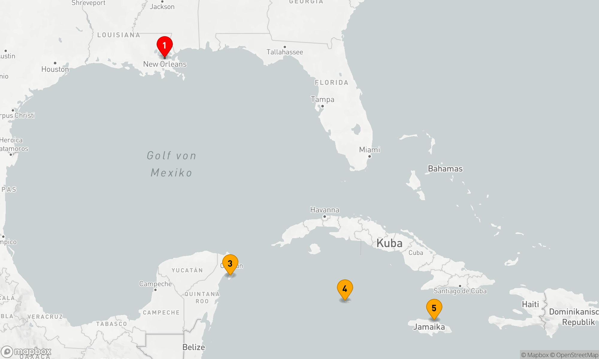 Route 7 Nächte - KREUZFAHRT IN DER WESTLICHEN KARIBIK