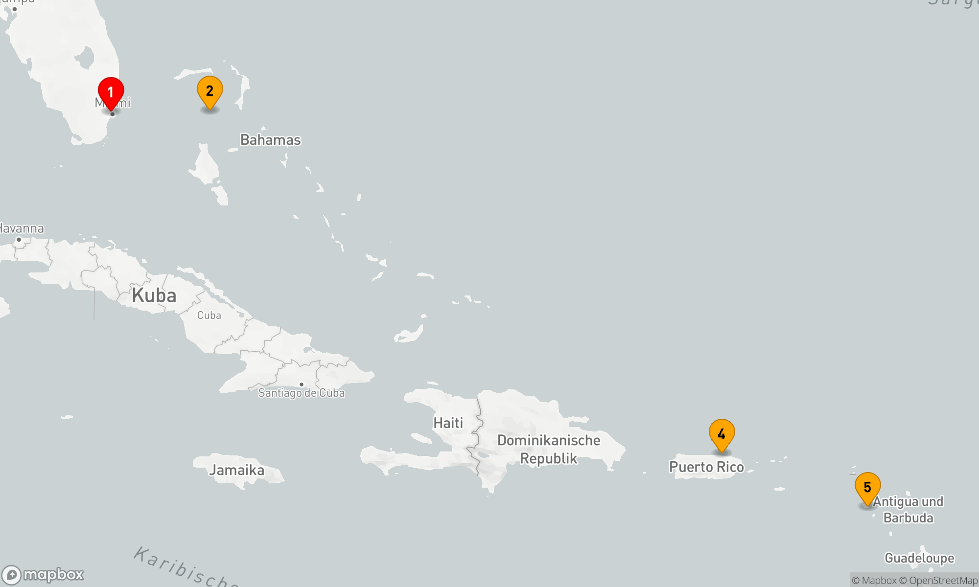 Route 7 Nächte - ÖSTLICHE KARIBIK & PERFEKTER TAG