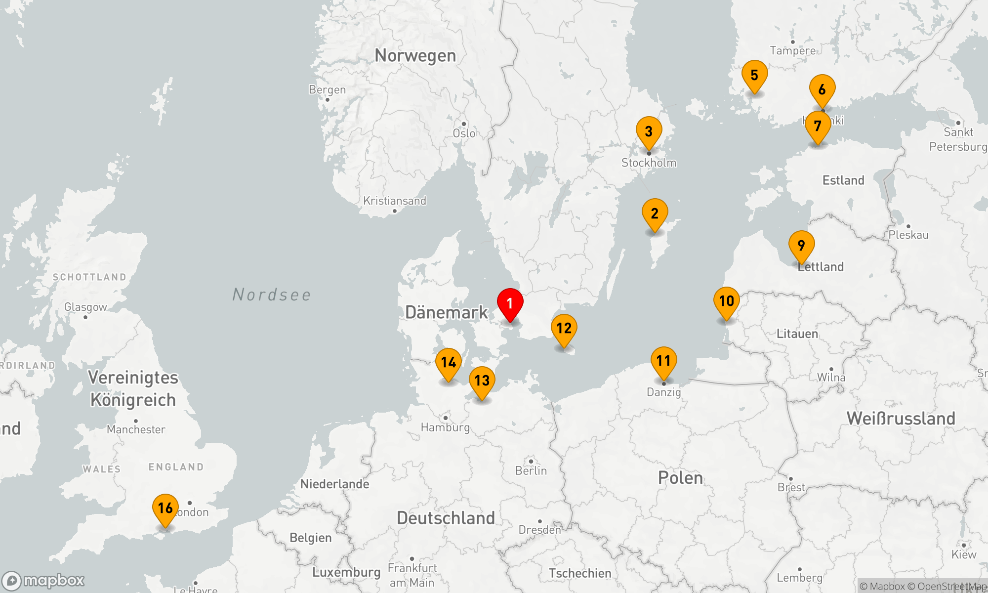 Route 15 Nächte - OSTSEEKREUZFAHRT INTENSIV: STOCKHOLM,  HELSINKI & GDANSK