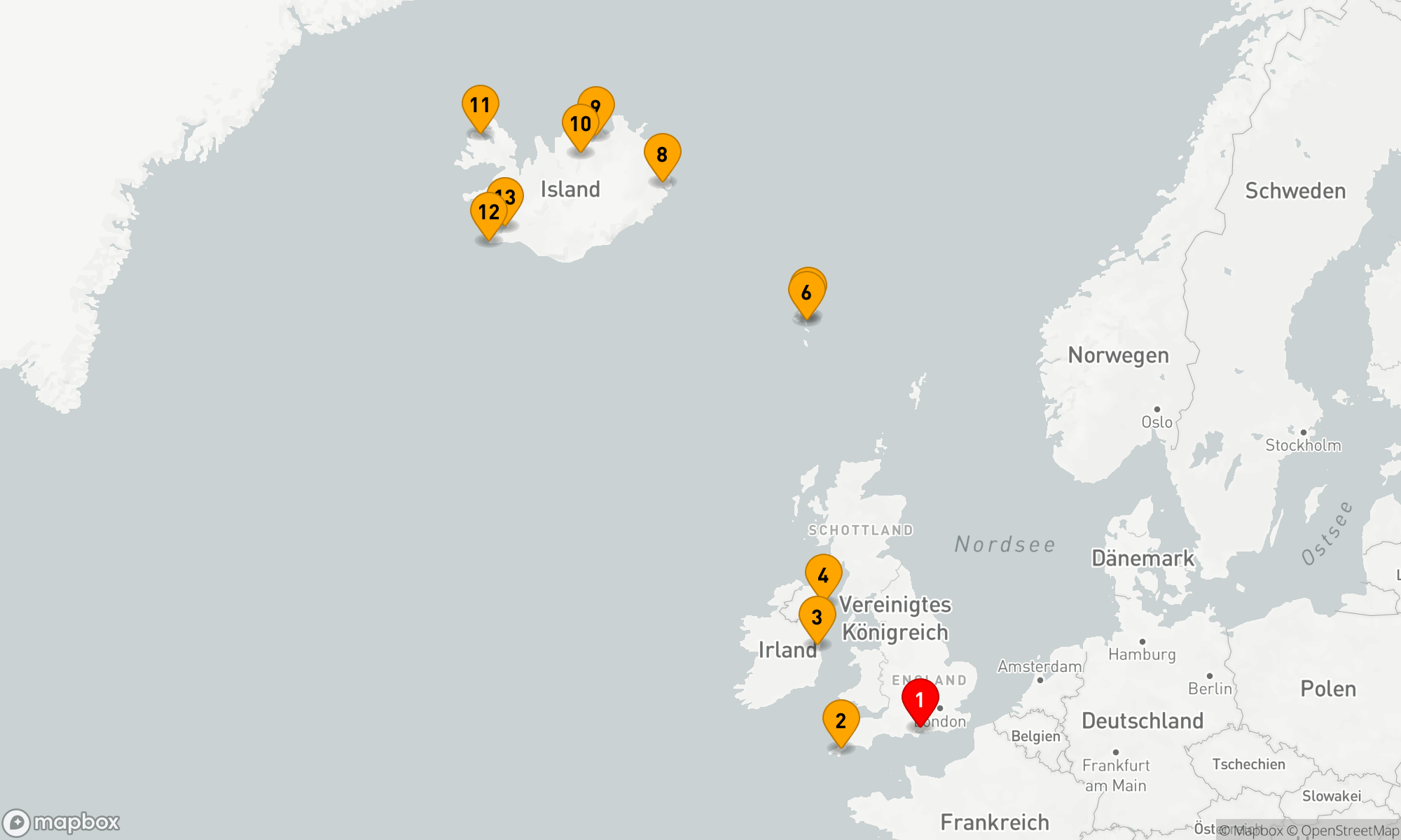 Route 12 Nächte - KREUZFAHRT IRLAND & ISLAND: DUBLIN,  AKUREYRI & REYKJAVIK