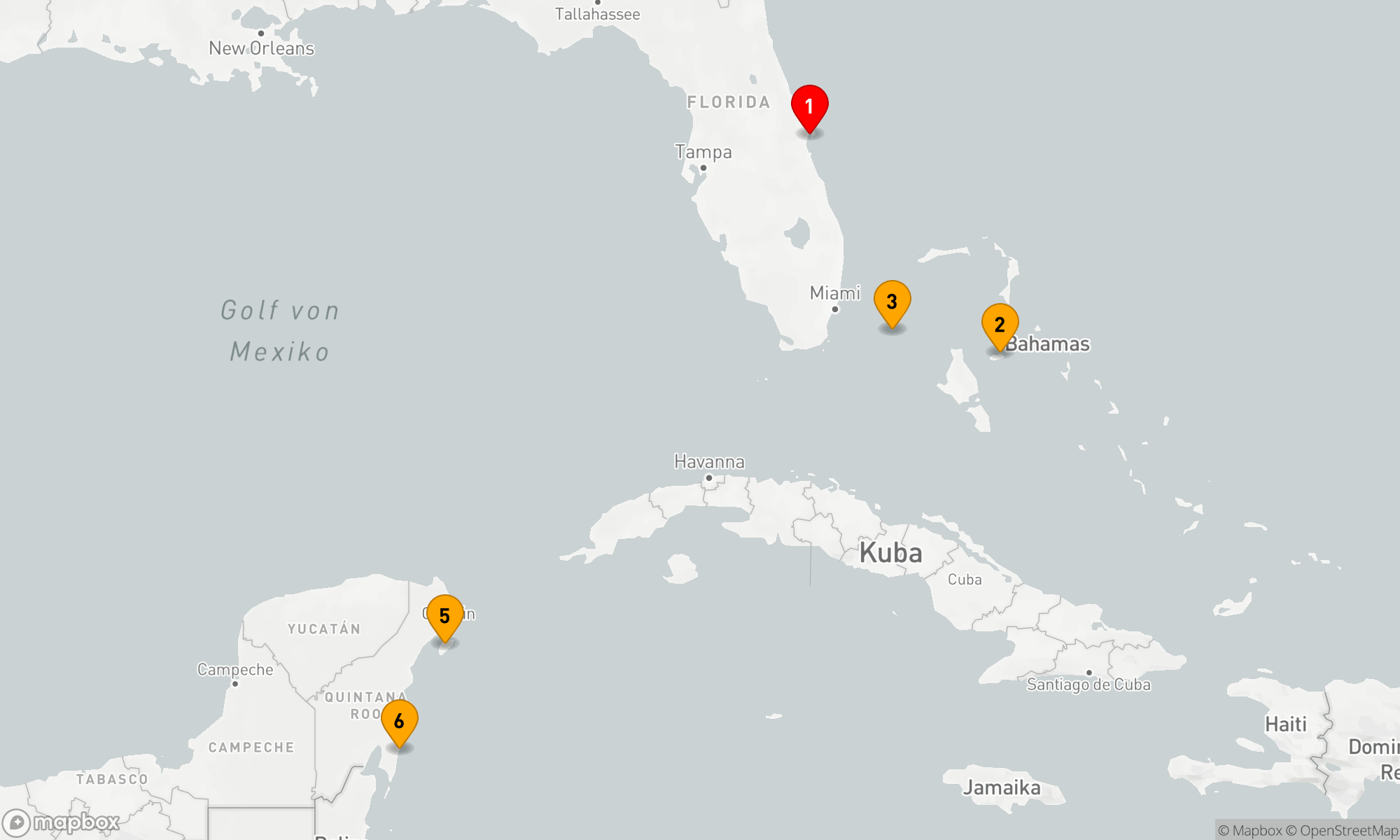 Route 7 Nächte - Karibische Traumroute ab Port Canaveral