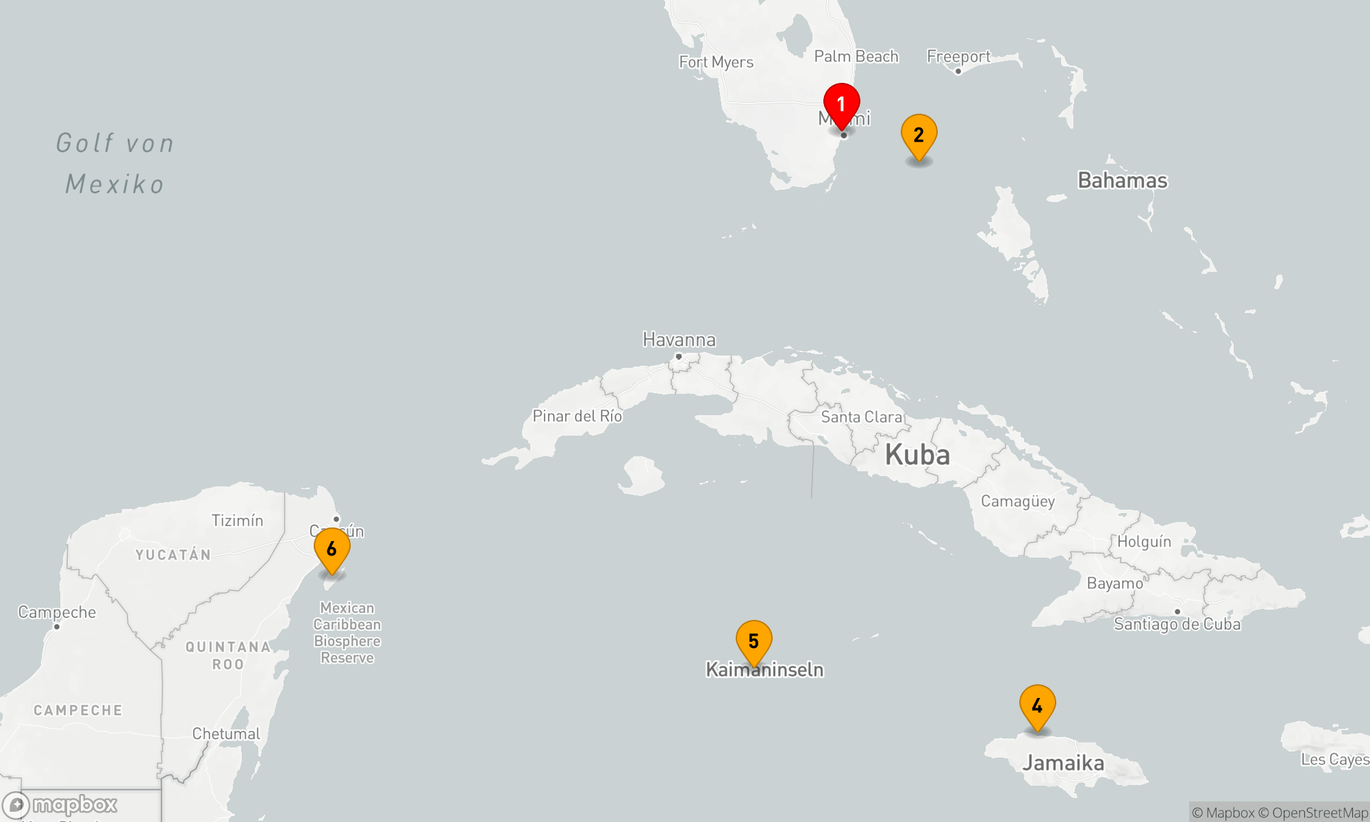 Route 7 Nächte - Karibische Entdeckungsreise ab Miami