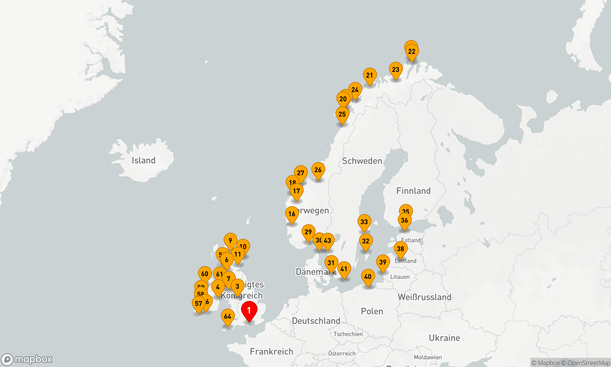 Route 64 Nächte - GROSSE REISE VON PORTSMOUTH NACH PORTSMOUTH