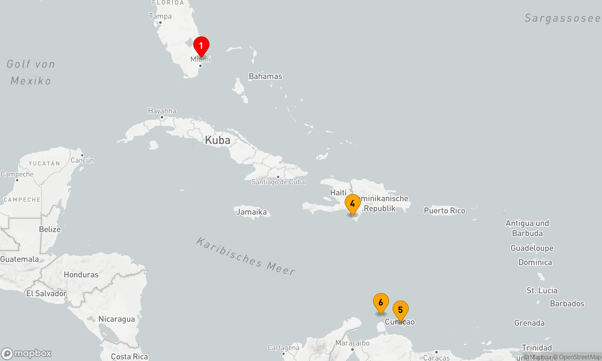 Route 9 Nächte - SÜDLICHE KARIBIK & ABC-INSELN MIT HISTORY CHANNEL