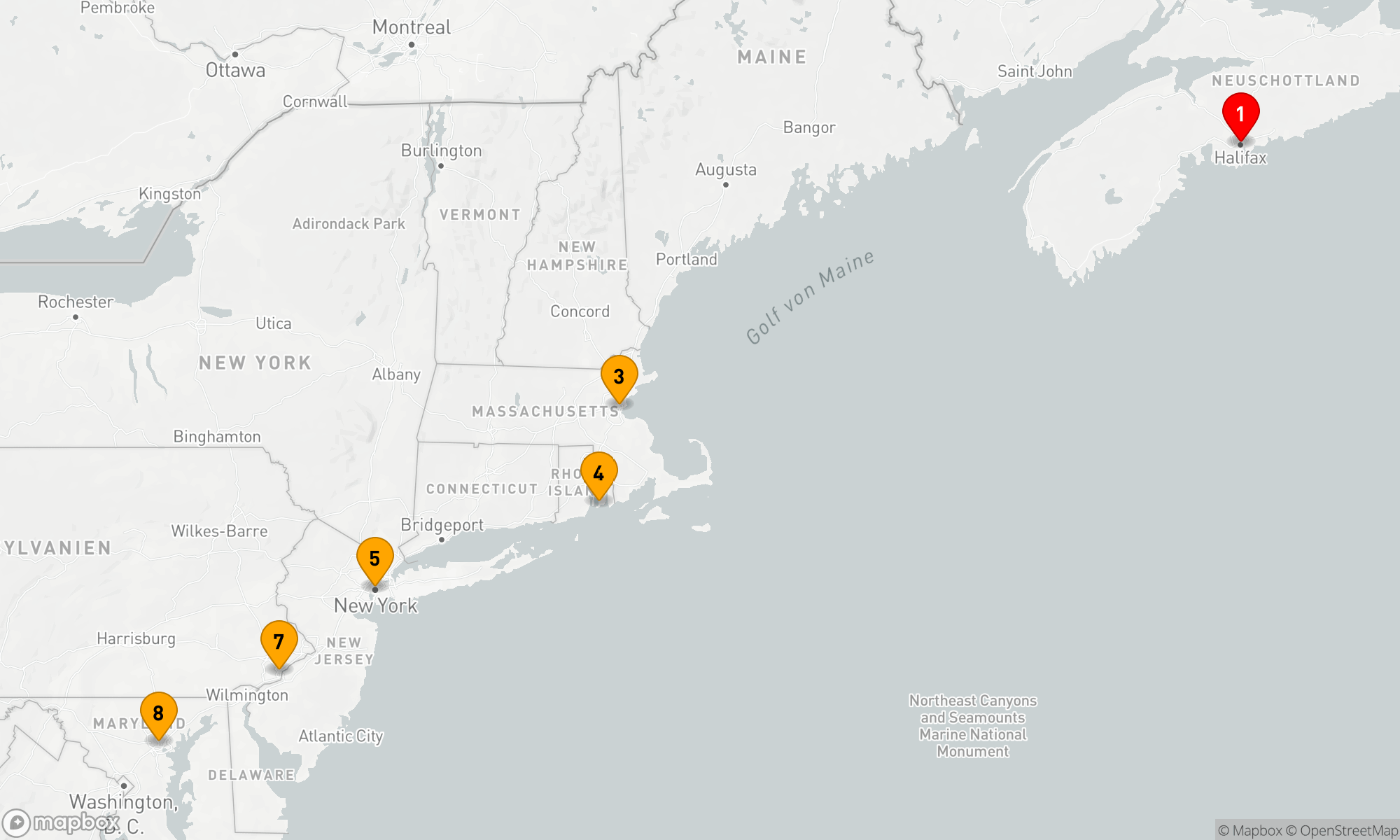 Route 7 Nächte - 250 Jahre Amerika,  unterwegs zwischen Geschichte und Kultur