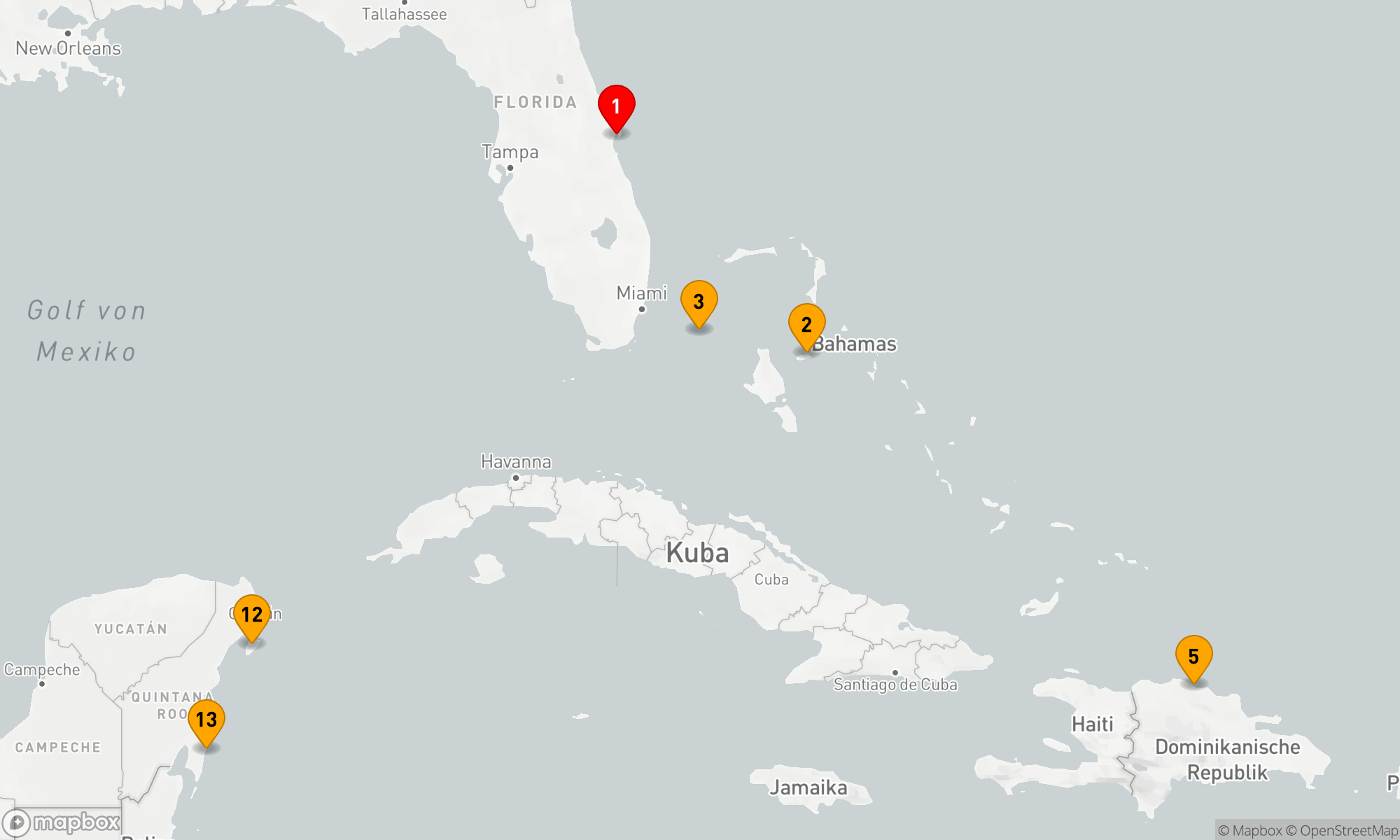 Route 14 Nächte - Karibische Entdeckungsreise mit MSC Cruises