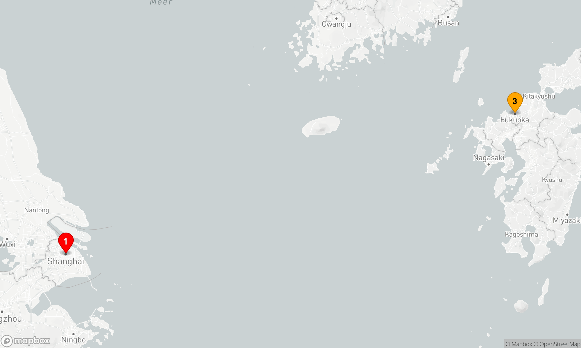 Route 4 Nächte - FUKUOKA CRUISE