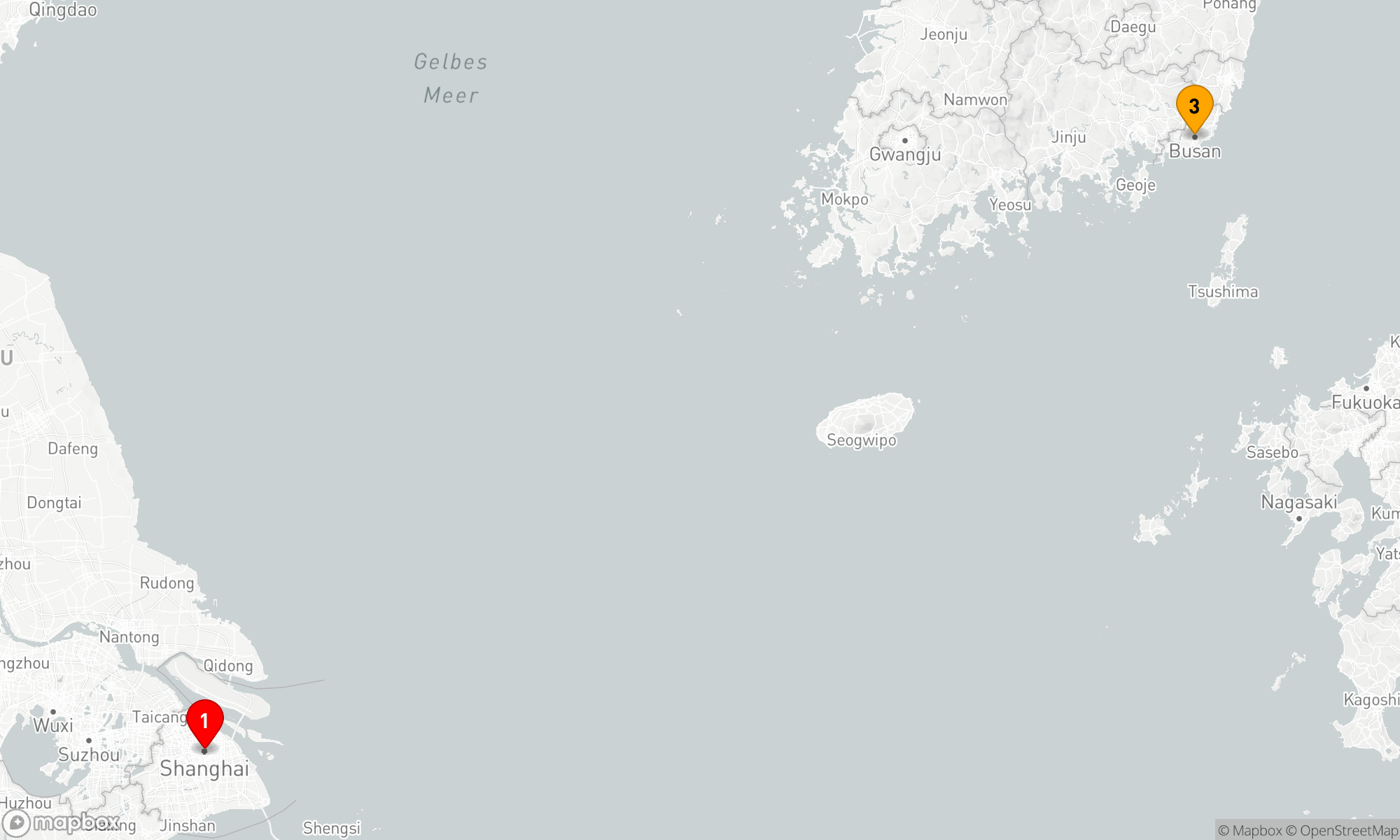 Route 4 Nächte - BUSAN-KREUZFAHRT