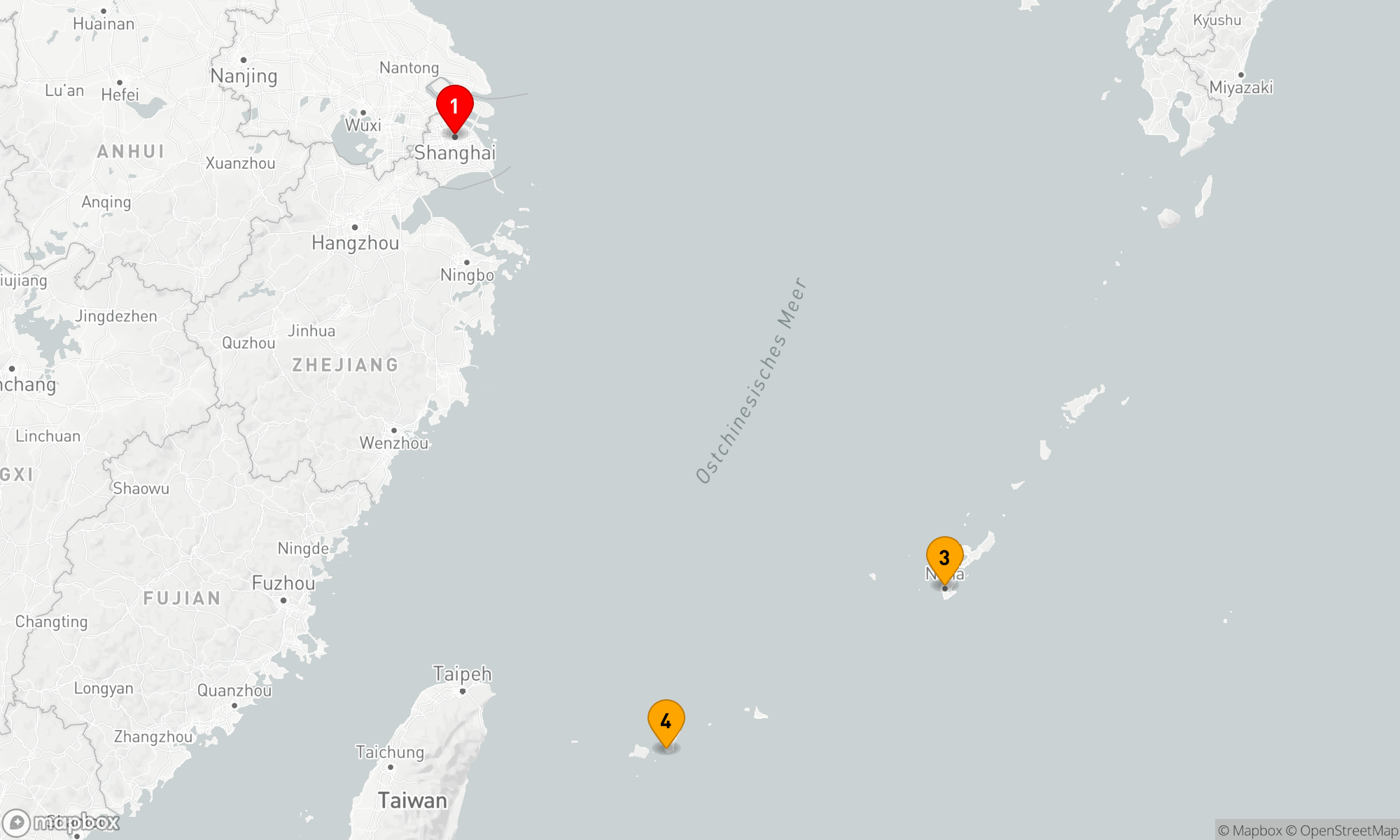 Route 5 Nächte - OKINAWA & ISHIGAKI KREUZFAHRT