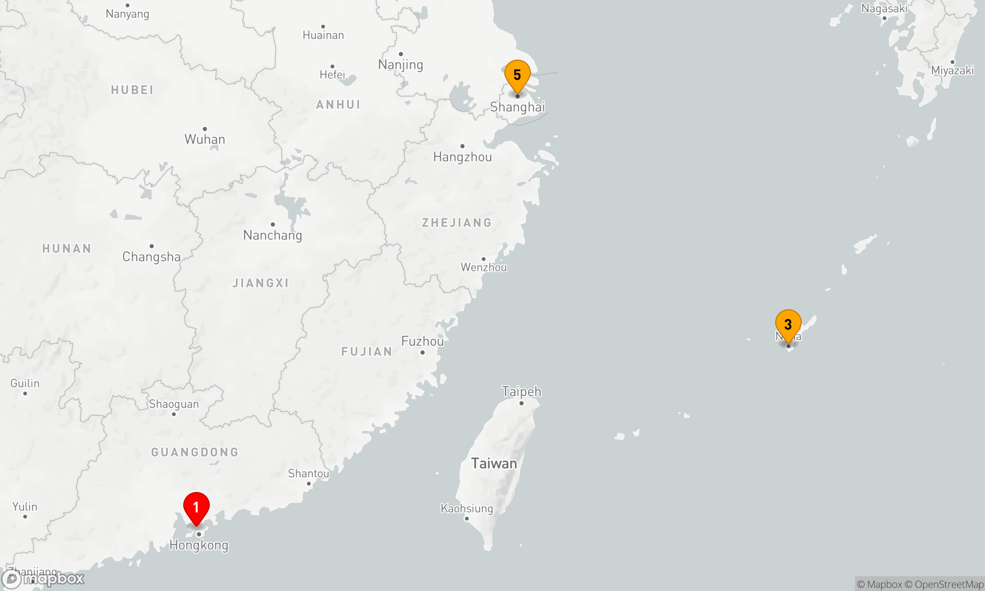 Route 4 Nächte - OKINAWA-KREUZFAHRT