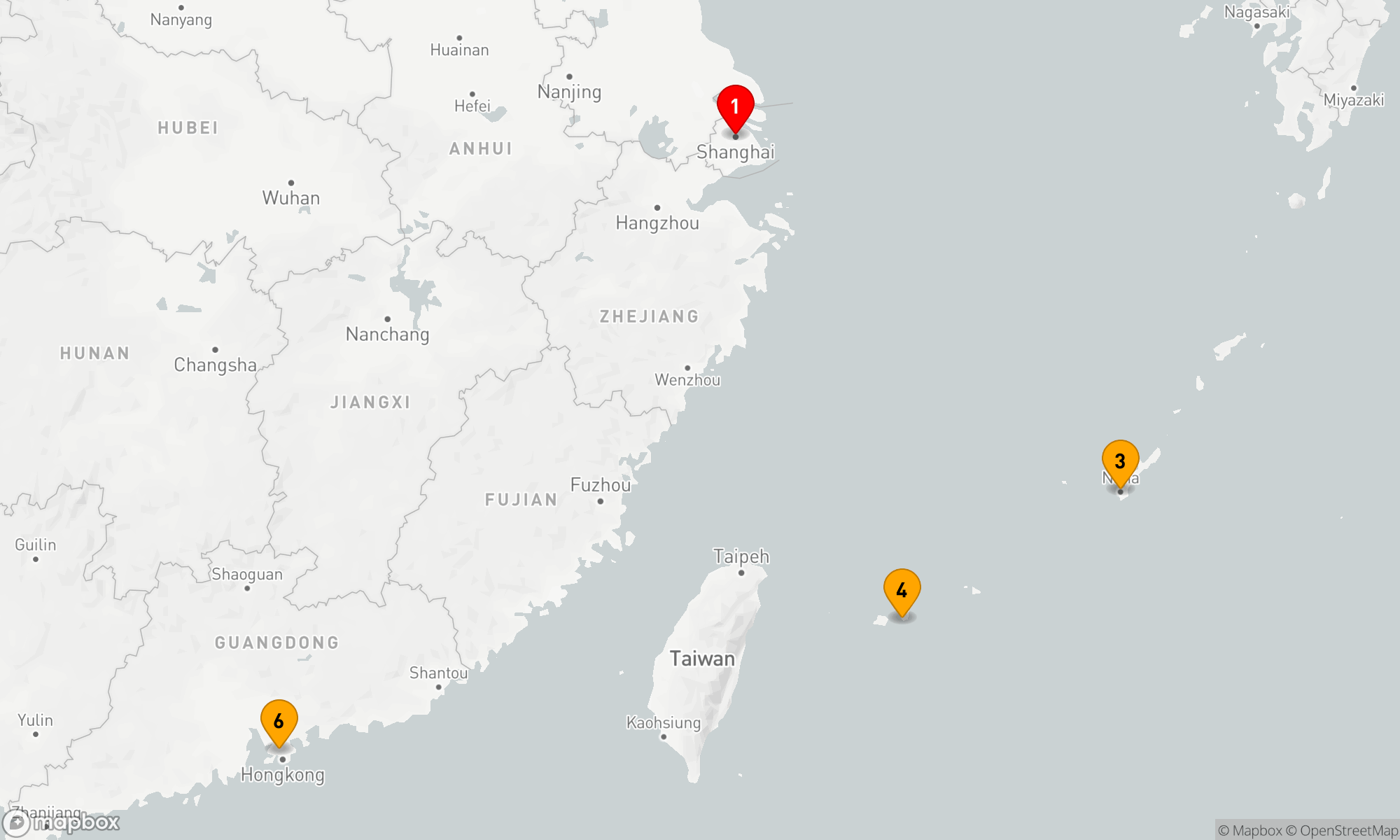 Route 5 Nächte - OKINAWA & ISHIGAKI KREUZFAHRT